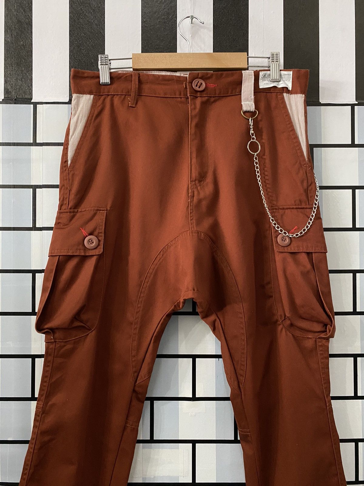 Japanese Brand × Other Brth Breath Japan Cargo Tactical Baggy Buckle belt Pants Size US 32 / EU 48 - 6 Thumbnail