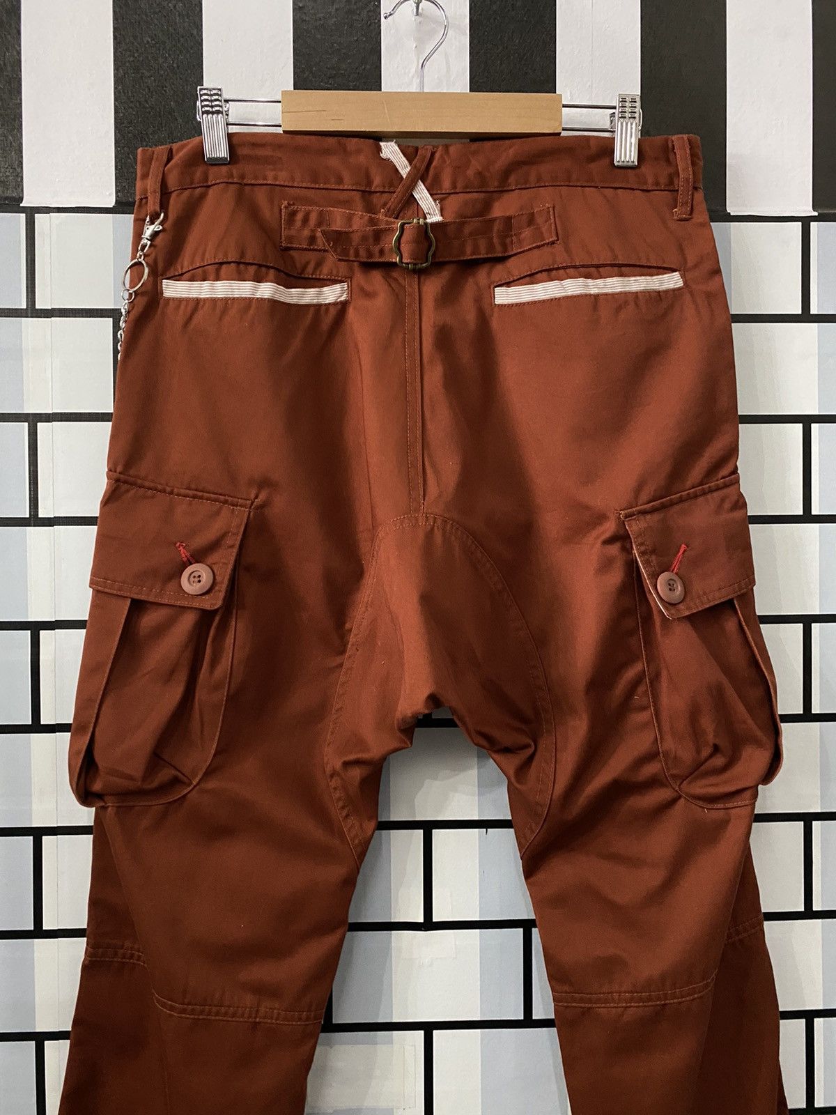 Japanese Brand × Other Brth Breath Japan Cargo Tactical Baggy Buckle belt Pants Size US 32 / EU 48 - 10 Thumbnail