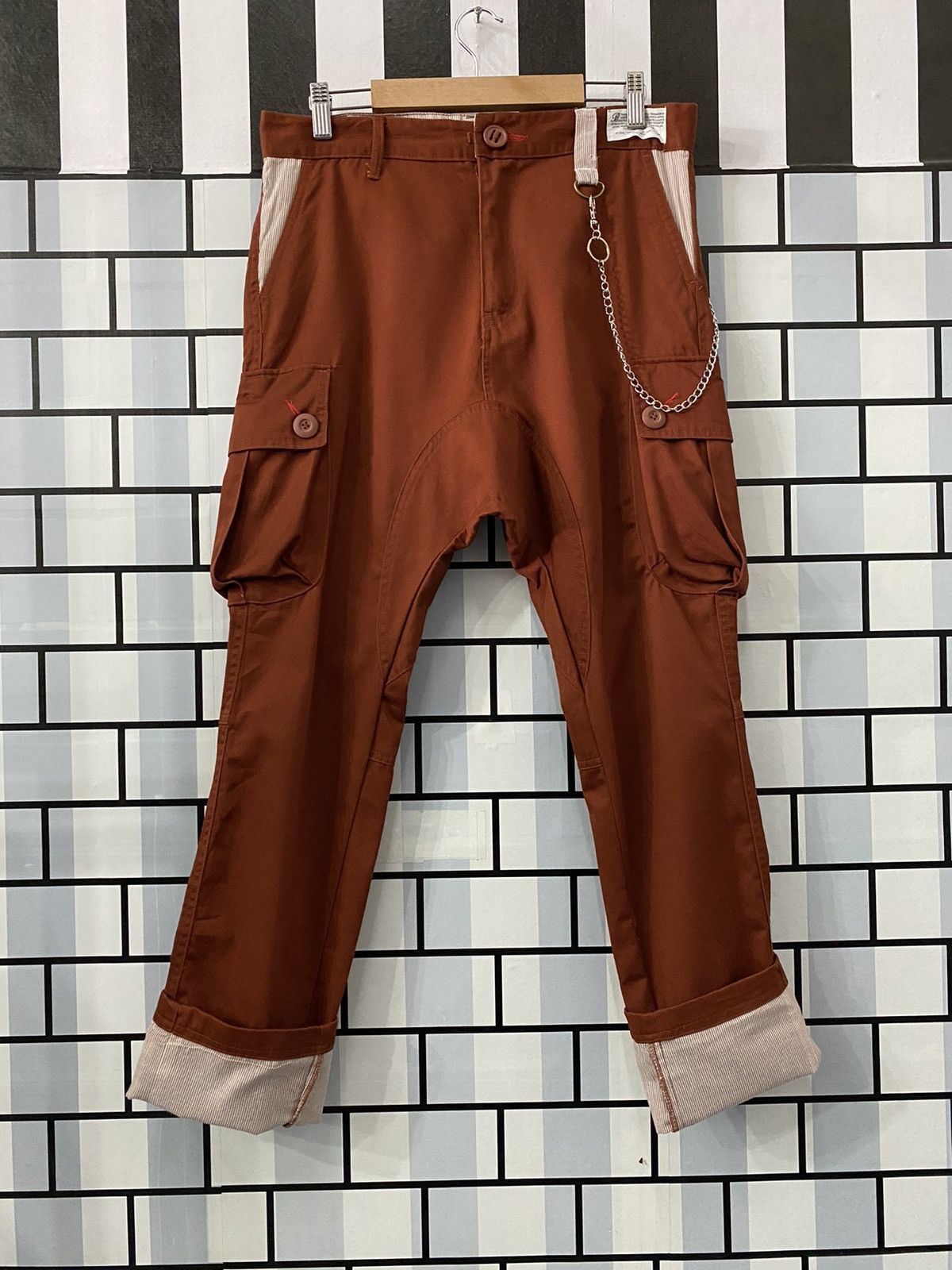 Japanese Brand × Other Brth Breath Japan Cargo Tactical Baggy Buckle belt Pants Size US 32 / EU 48 - 3 Thumbnail