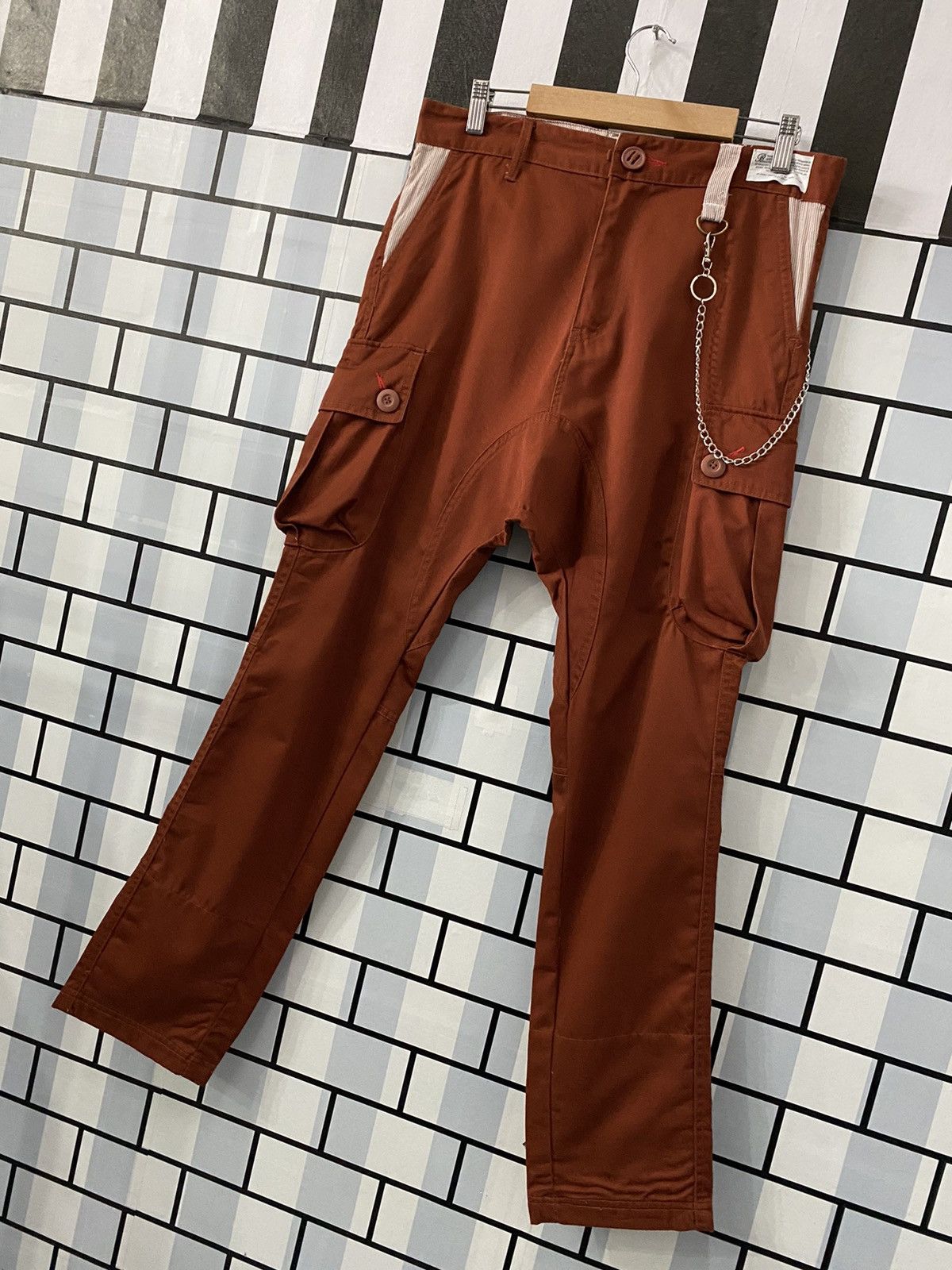 Japanese Brand × Other Brth Breath Japan Cargo Tactical Baggy Buckle belt Pants Size US 32 / EU 48 - 5 Thumbnail