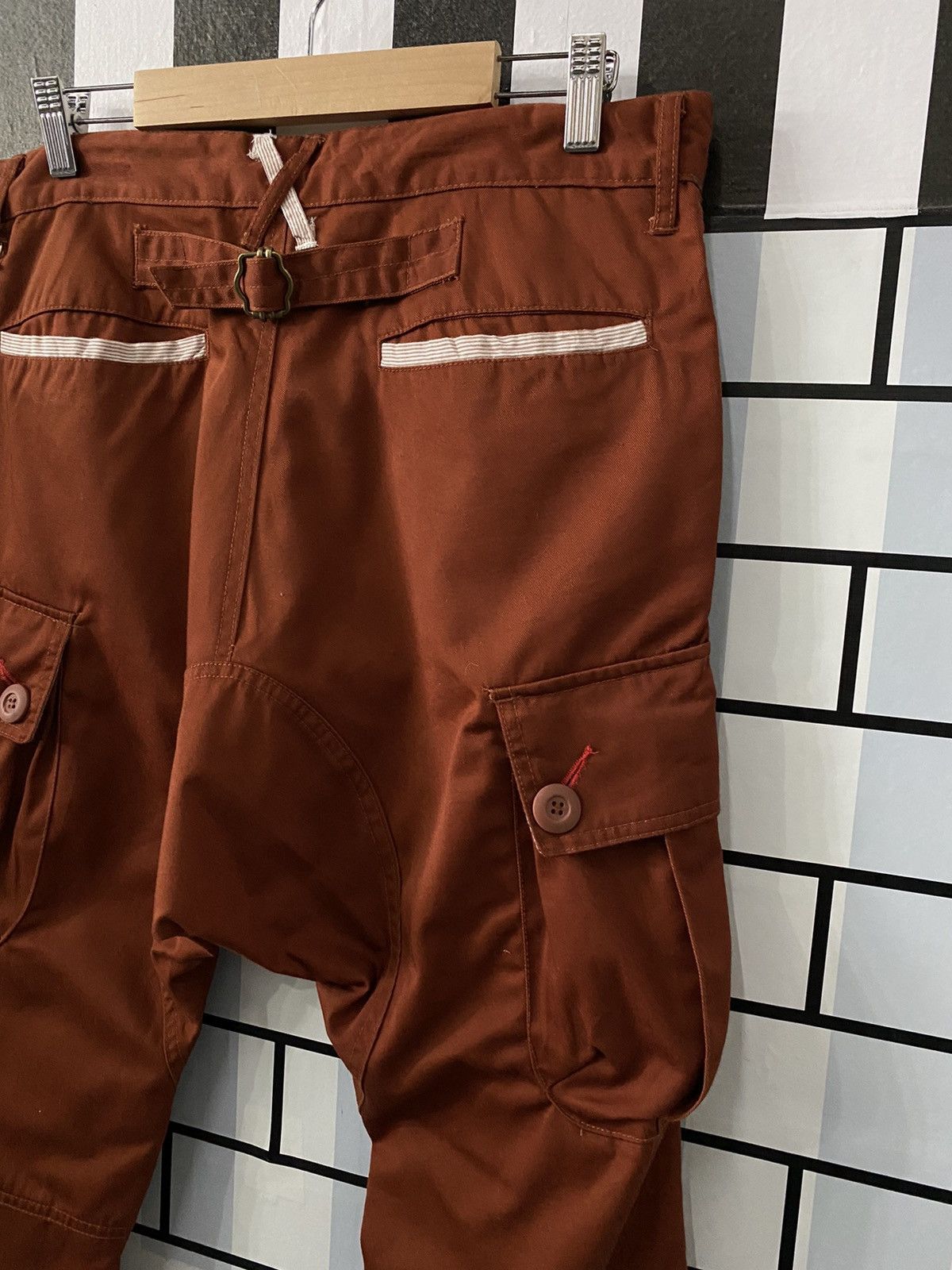 Japanese Brand × Other Brth Breath Japan Cargo Tactical Baggy Buckle belt Pants Size US 32 / EU 48 - 13 Thumbnail