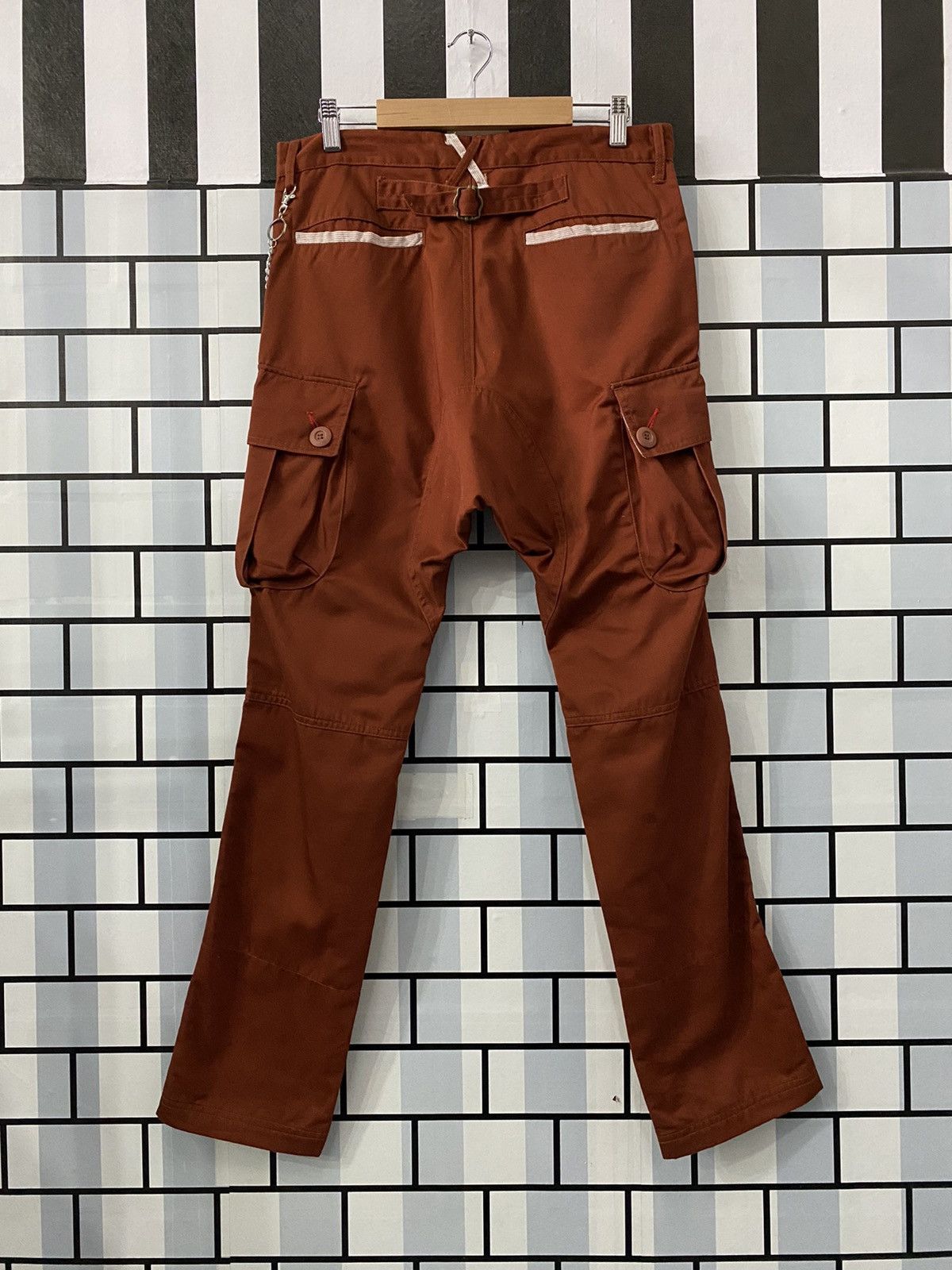 Japanese Brand × Other Brth Breath Japan Cargo Tactical Baggy Buckle belt Pants Size US 32 / EU 48 - 2 Thumbnail
