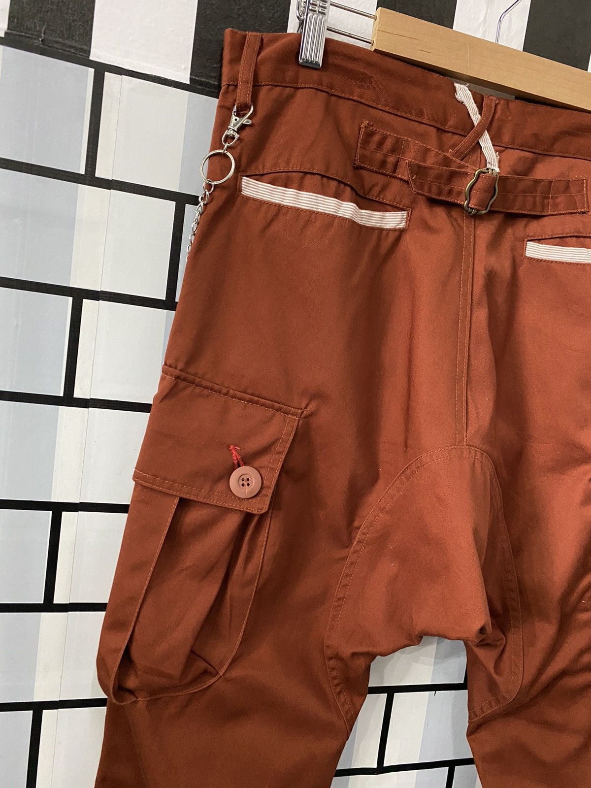 Japanese Brand × Other Brth Breath Japan Cargo Tactical Baggy Buckle belt Pants Size US 32 / EU 48 - 12 Thumbnail
