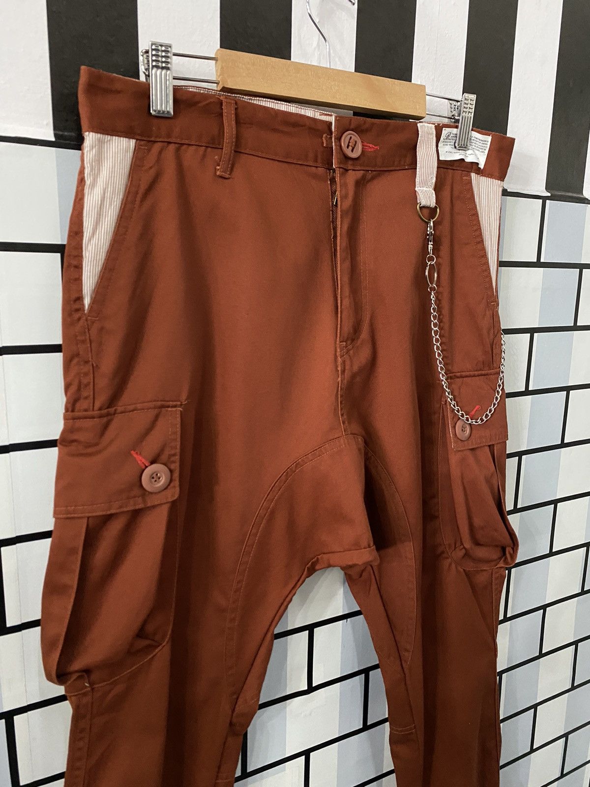 Japanese Brand × Other Brth Breath Japan Cargo Tactical Baggy Buckle belt Pants Size US 32 / EU 48 - 9 Thumbnail