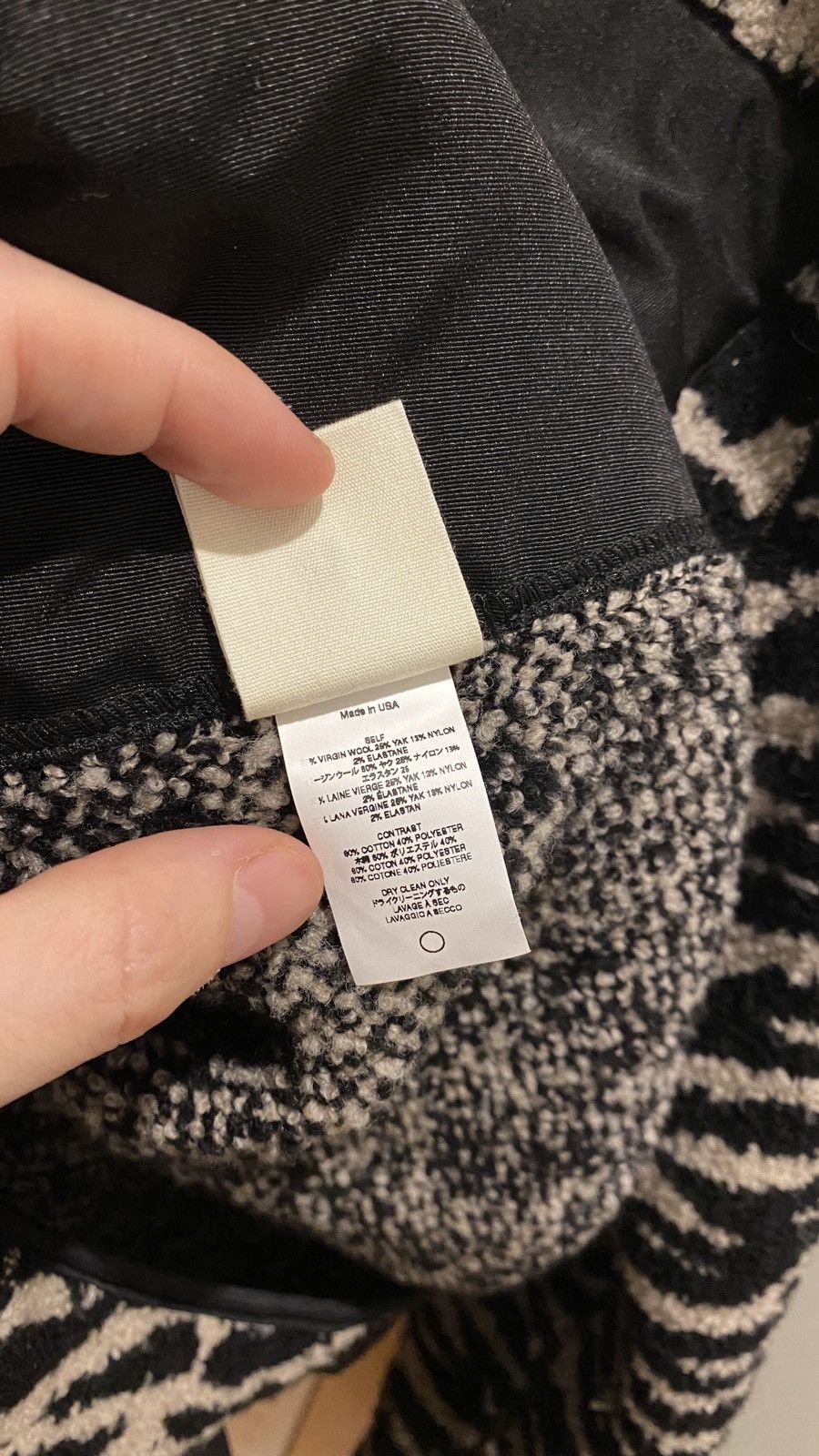 Lost Daze LOST DAZE CASHMERE TIGER FLEECE Size US M / EU 48-50 / 2 - 9 Thumbnail
