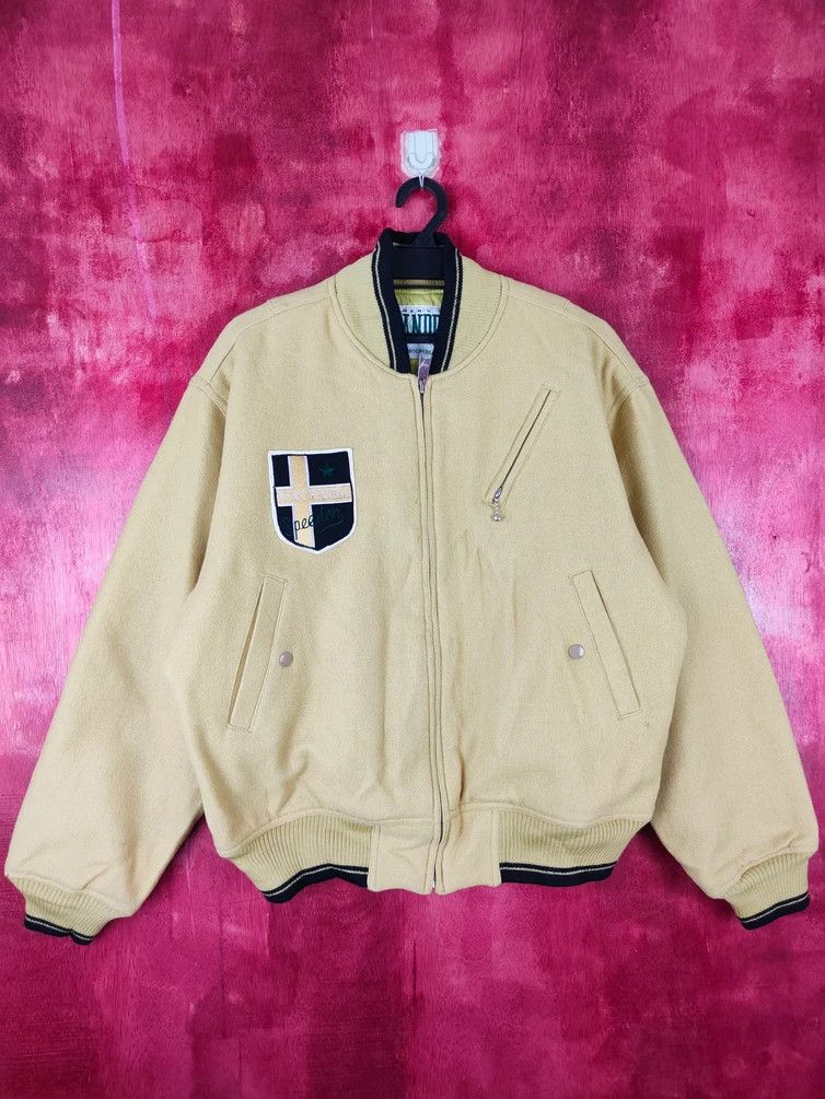 Vintage Flandre vintage Yellow Sweater varsity jacketb#5183 Size US M / EU 48-50 / 2 - 12 Thumbnail