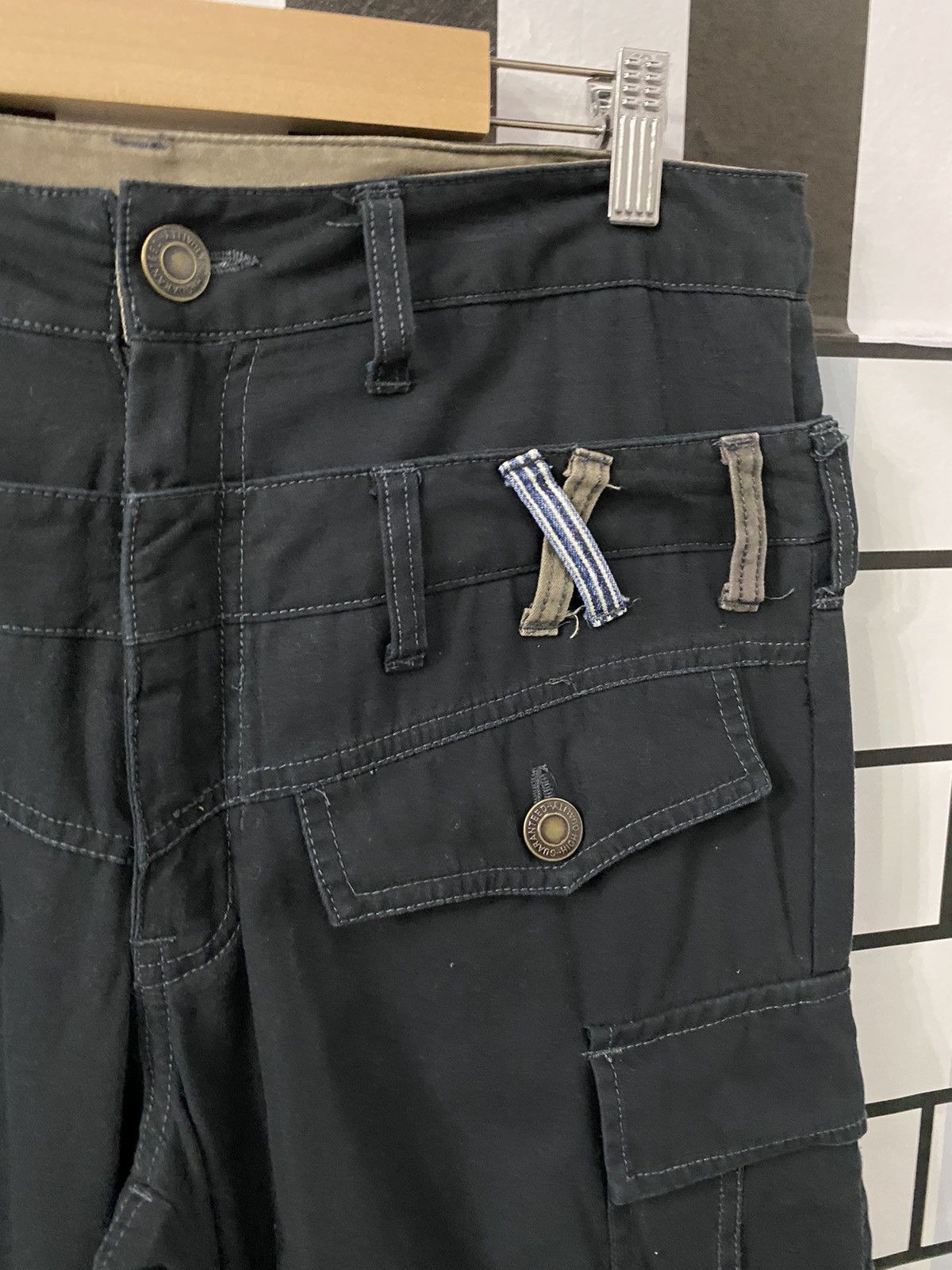 Japanese Brand × Vintage Vintage Japan Brand Double Waist Bush Pocket Cargo Pants Size US 32 / EU 48 - 5 Thumbnail