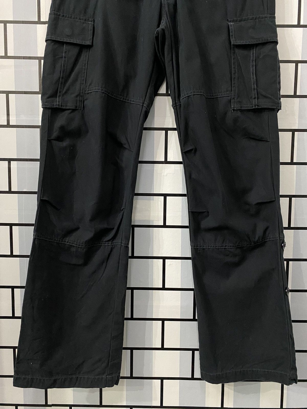 Japanese Brand × Vintage Vintage Japan Brand Double Waist Bush Pocket Cargo Pants Size US 32 / EU 48 - 4 Thumbnail