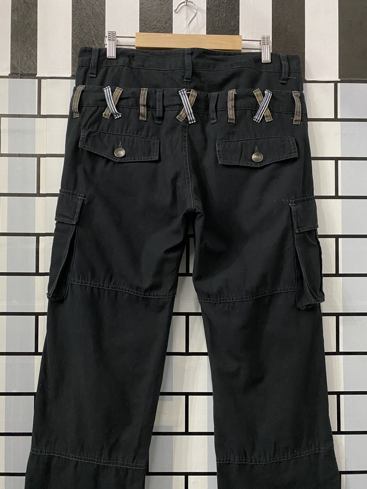 Japanese Brand × Vintage Vintage Japan Brand Double Waist Bush Pocket Cargo Pants Size US 32 / EU 48 - 8 Thumbnail