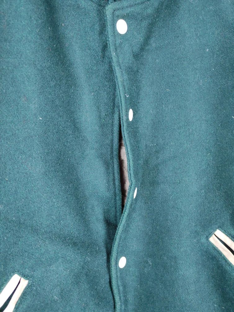 Vintage DL Old College Boy Green/Brown varsity mohair #5186 Size US L / EU 52-54 / 3 - 13 Thumbnail
