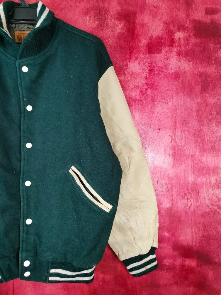 Vintage DL Old College Boy Green/Brown varsity mohair #5186 Size US L / EU 52-54 / 3 - 9 Thumbnail