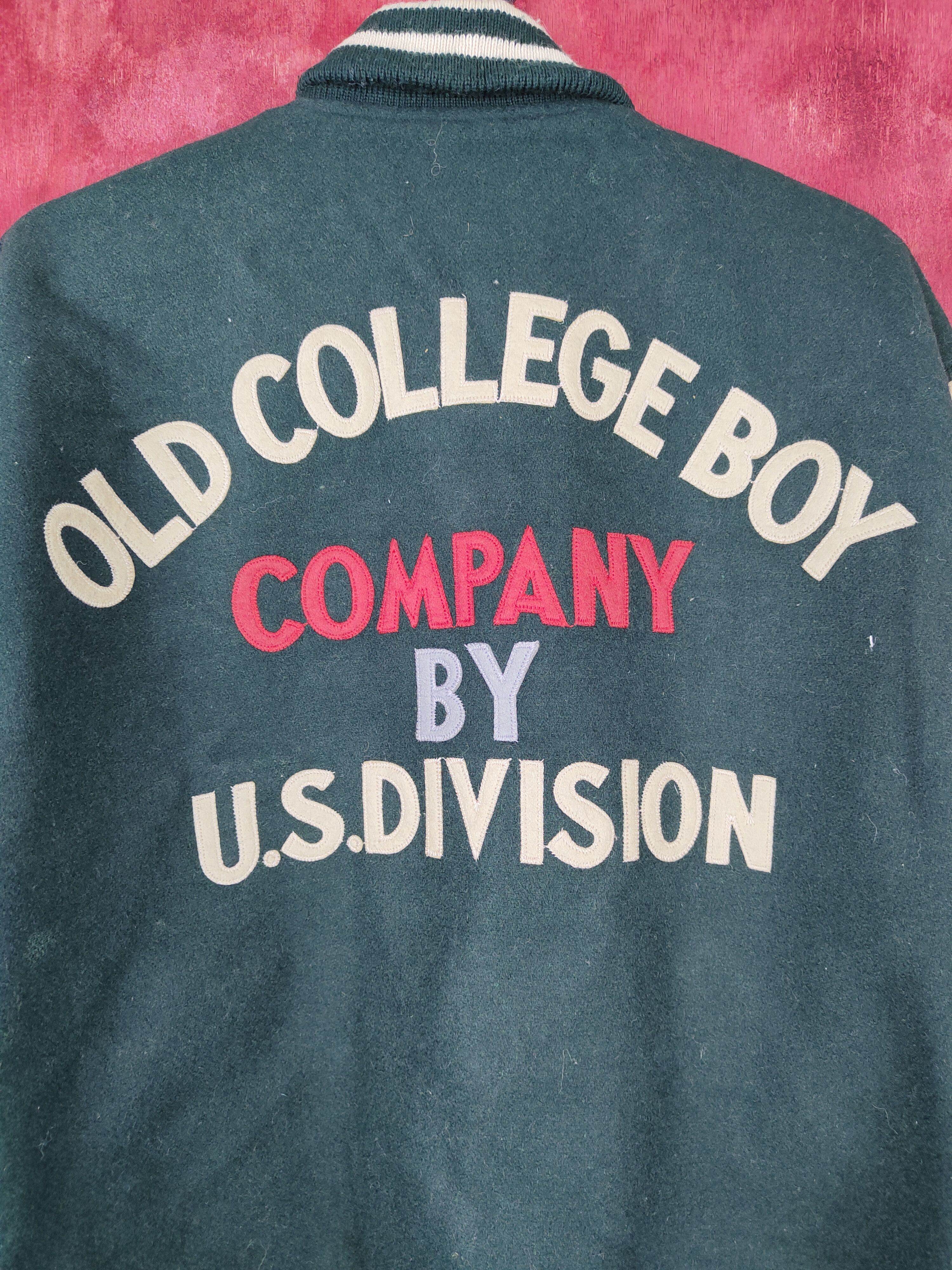 Vintage DL Old College Boy Green/Brown varsity mohair #5186 Size US L / EU 52-54 / 3 - 2 Thumbnail