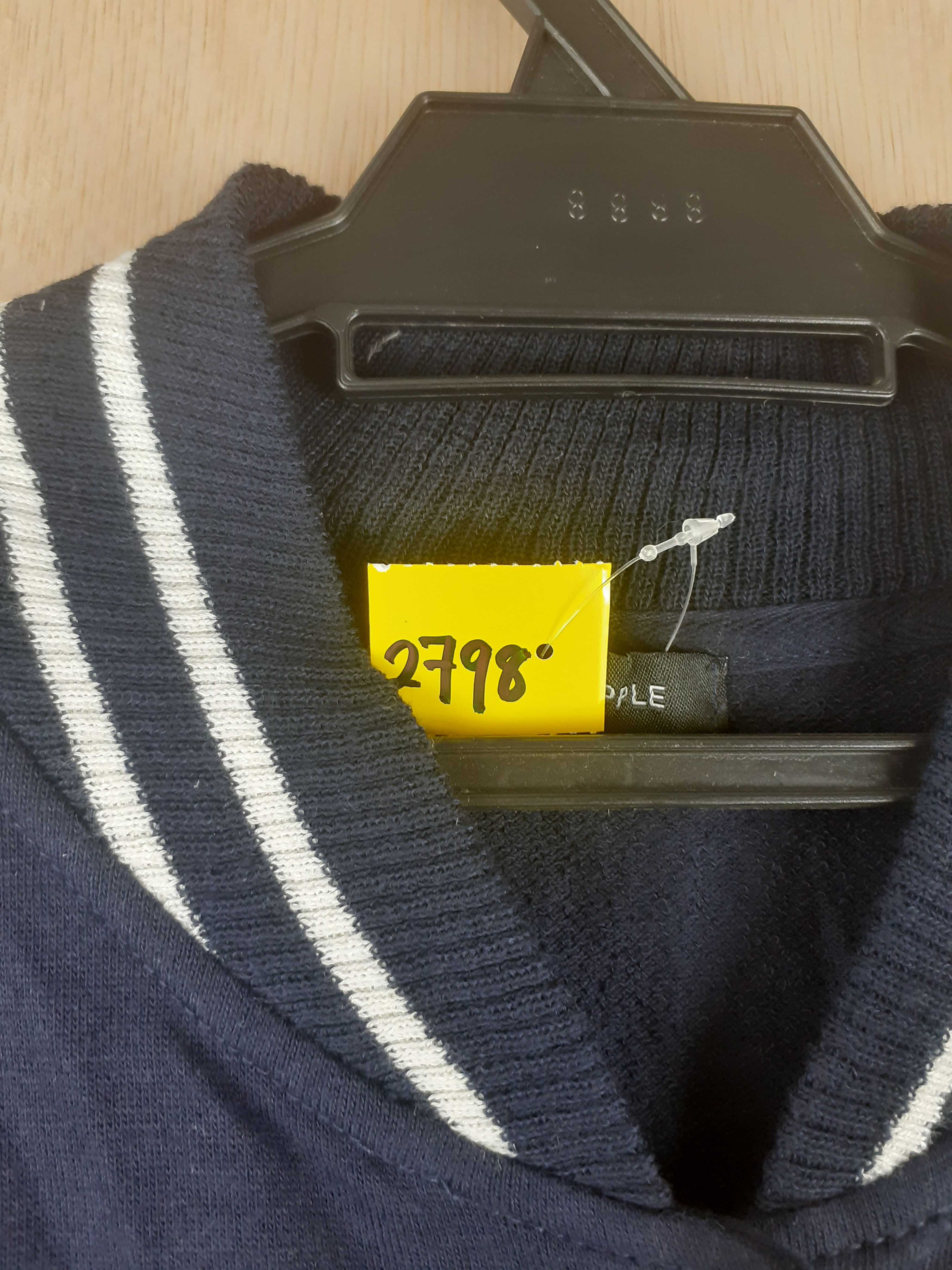 Japanese Brand Shiny Ripple blue/white sweaters varsity #2798 Size M / US 6-8 / IT 42-44 - 13 Thumbnail