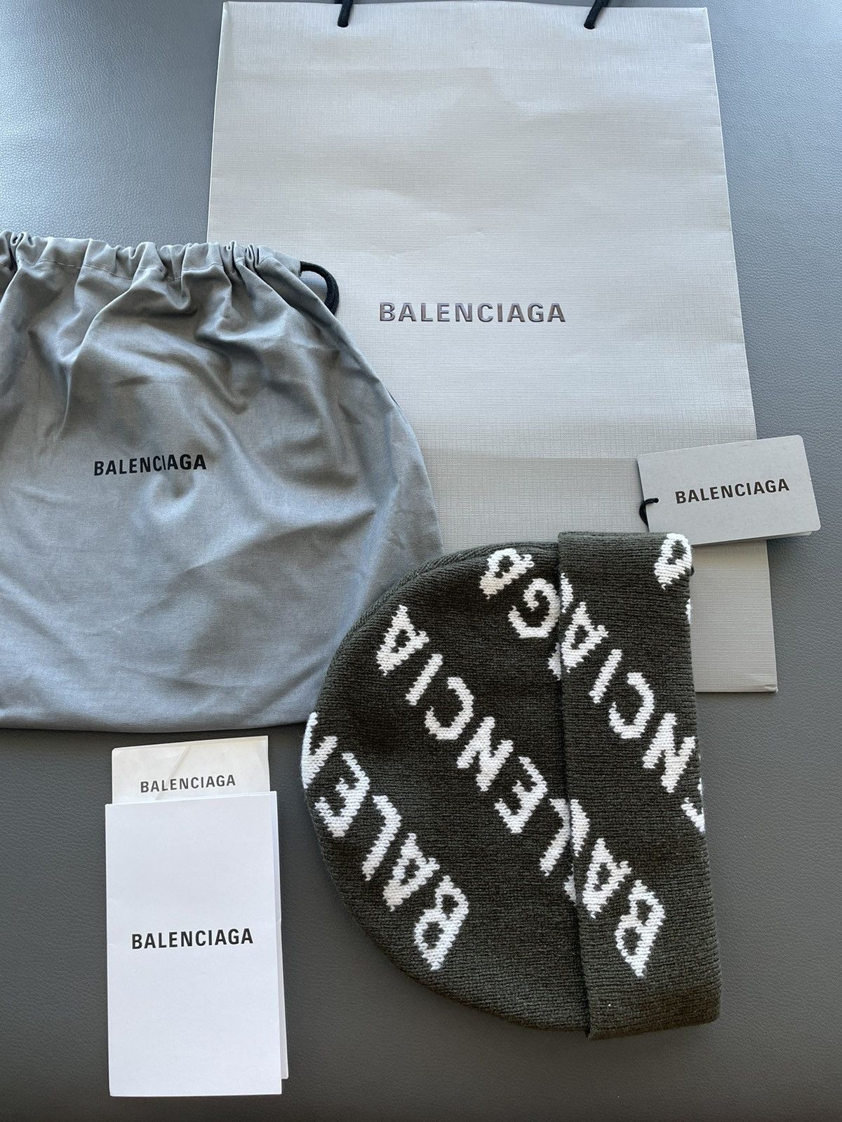 Balenciaga Rare Runway Brand New Limited Edition Balenciaga Logo Hat Size ONE SIZE - 3 Thumbnail