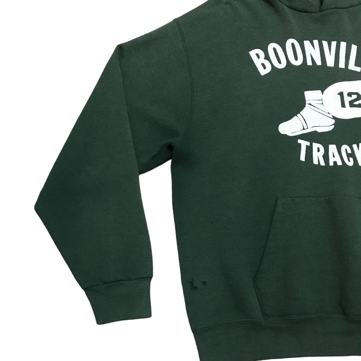 Vintage Vintage Boon Ville Track Sun Faded Sweatshirt Hoodie 1990s Size US L / EU 52-54 / 3 - 4 Thumbnail