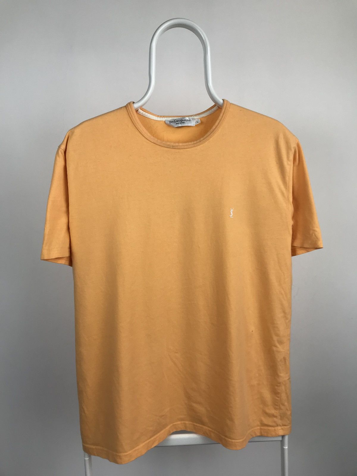 Yves Saint Laurent Vintage Yves Saint Laurent Orange Tshirt Size US L / EU 52-54 / 3 - 1 Thumbnail