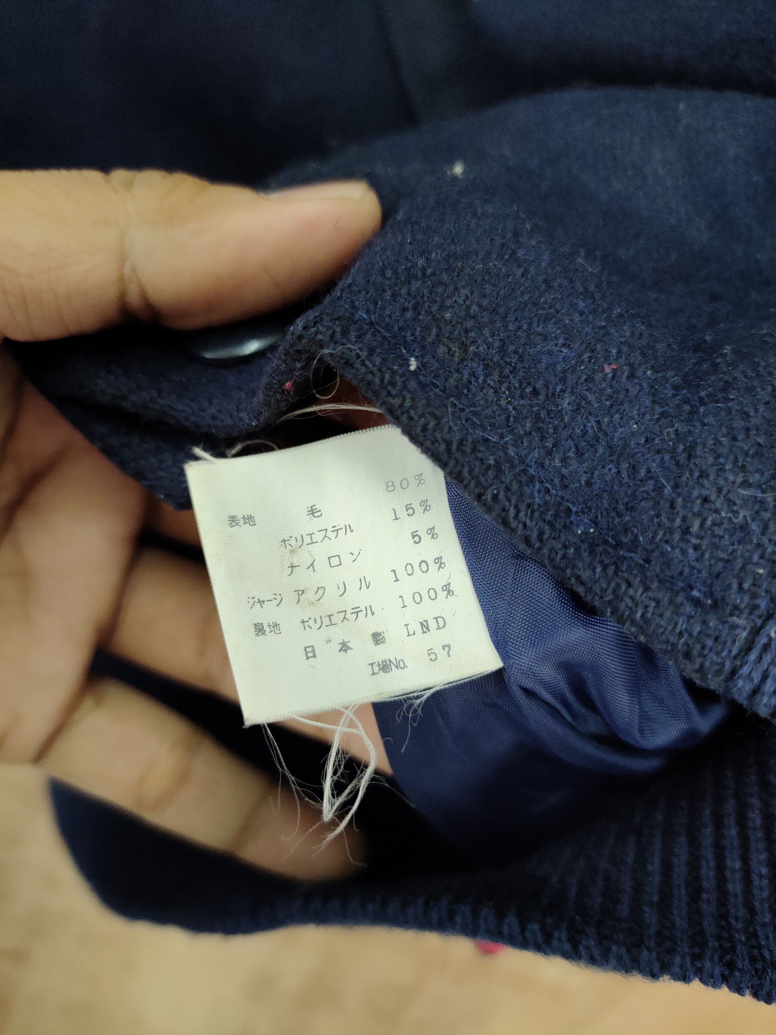 Japanese Brand Crocodile Sport wool varsity jacket vintage #4108 Size US M / EU 48-50 / 2 - 7 Thumbnail