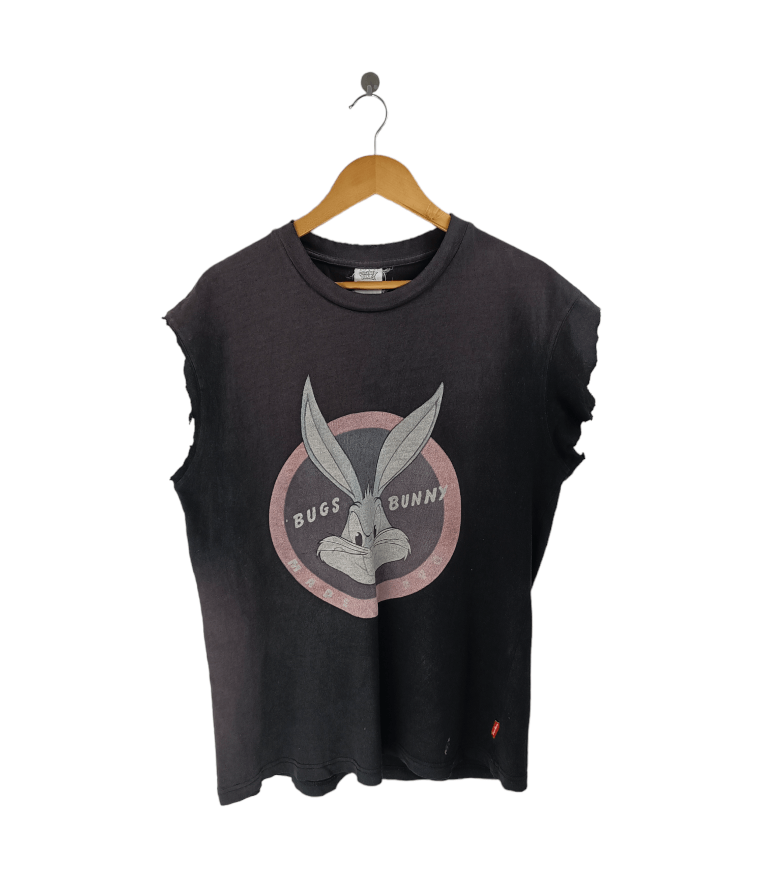 Vintage THRASHED FADED VINTAGE LOONEY TUNES SLEEVELESS Size US L / EU 52-54 / 3 - 1 Thumbnail