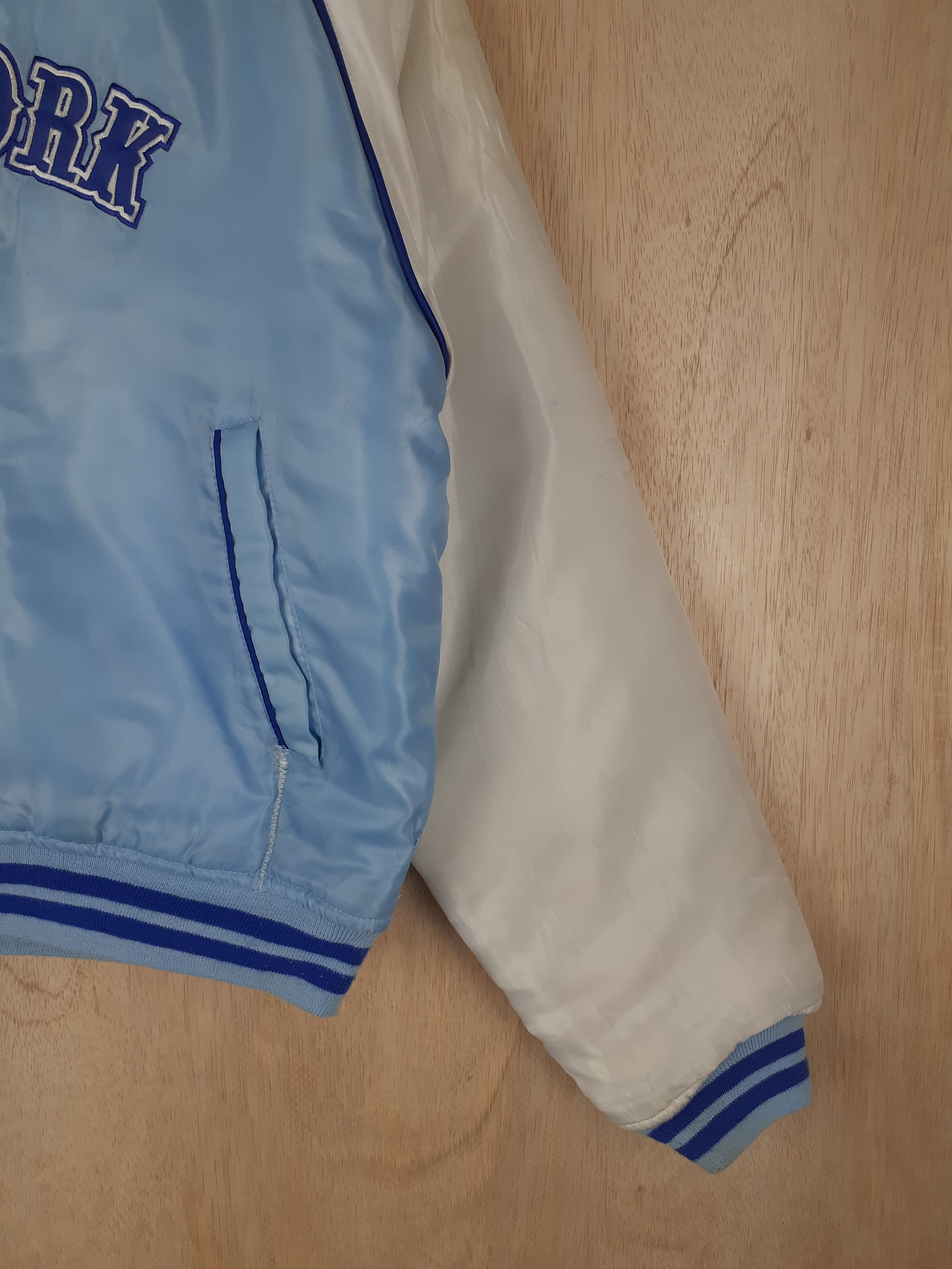 Vintage Raw Blue Classic new york baby blue varsity jacket #3086 Size US M / EU 48-50 / 2 - 5 Thumbnail