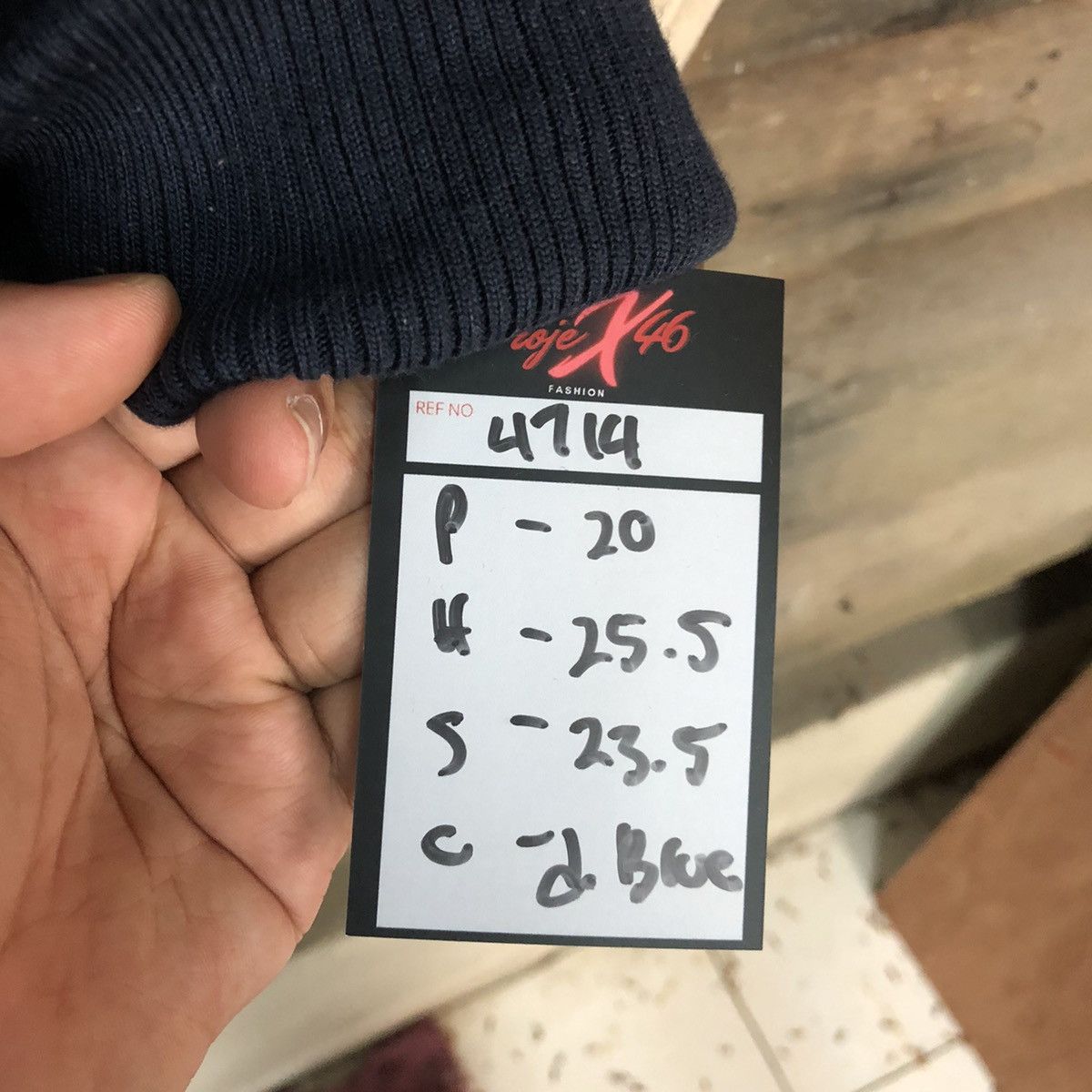 Japanese Brand Emogo Dark Blue Varsity Jacket #4714 Size M / US 6-8 / IT 42-44 - 9 Thumbnail