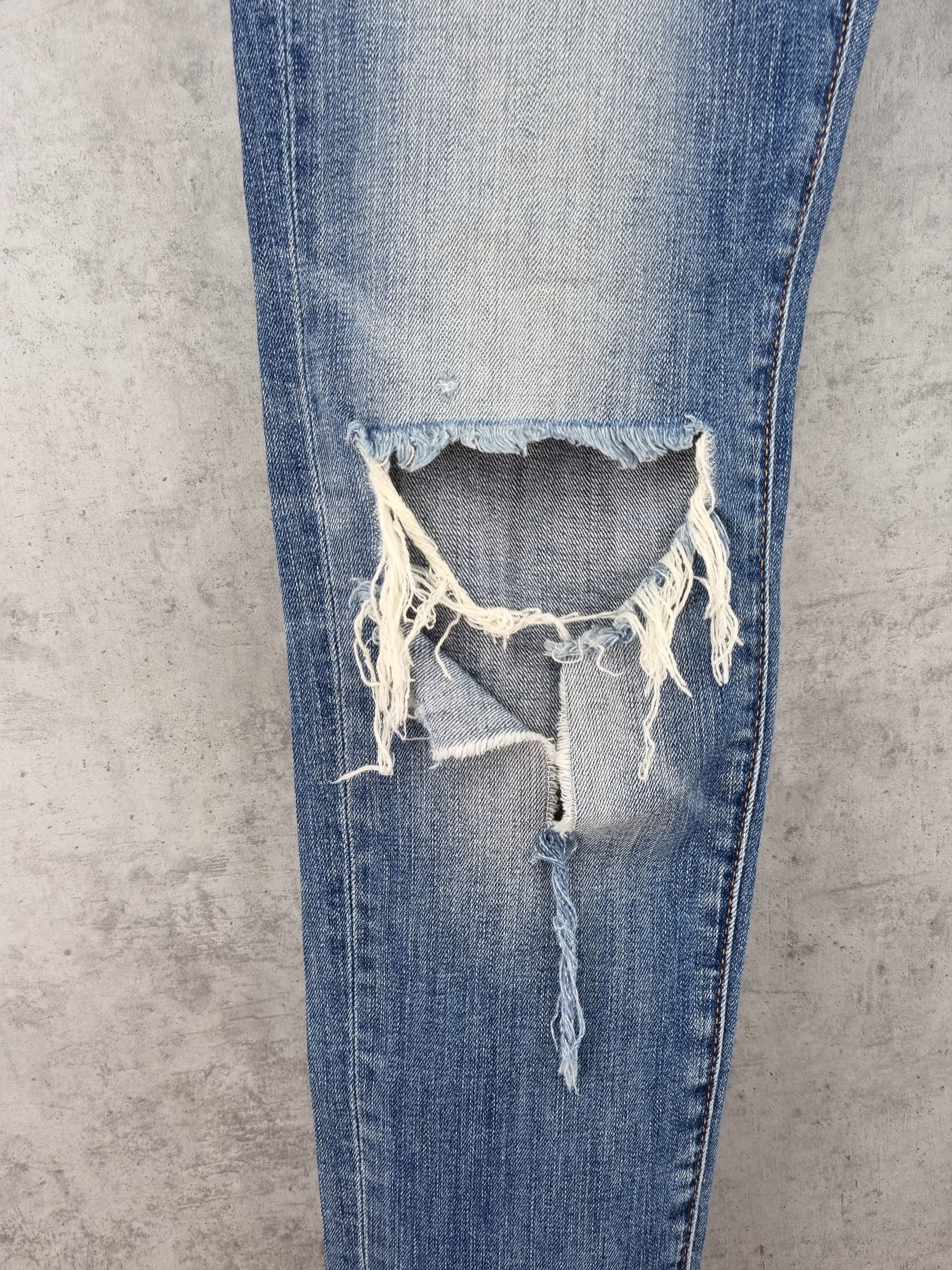 Denim & Supply Ralph Lauren × Polo Ralph Lauren Rare Ripped Skinny Denim Jeans by Ralph Lauren Size US 30 / EU 46 - 6 Thumbnail