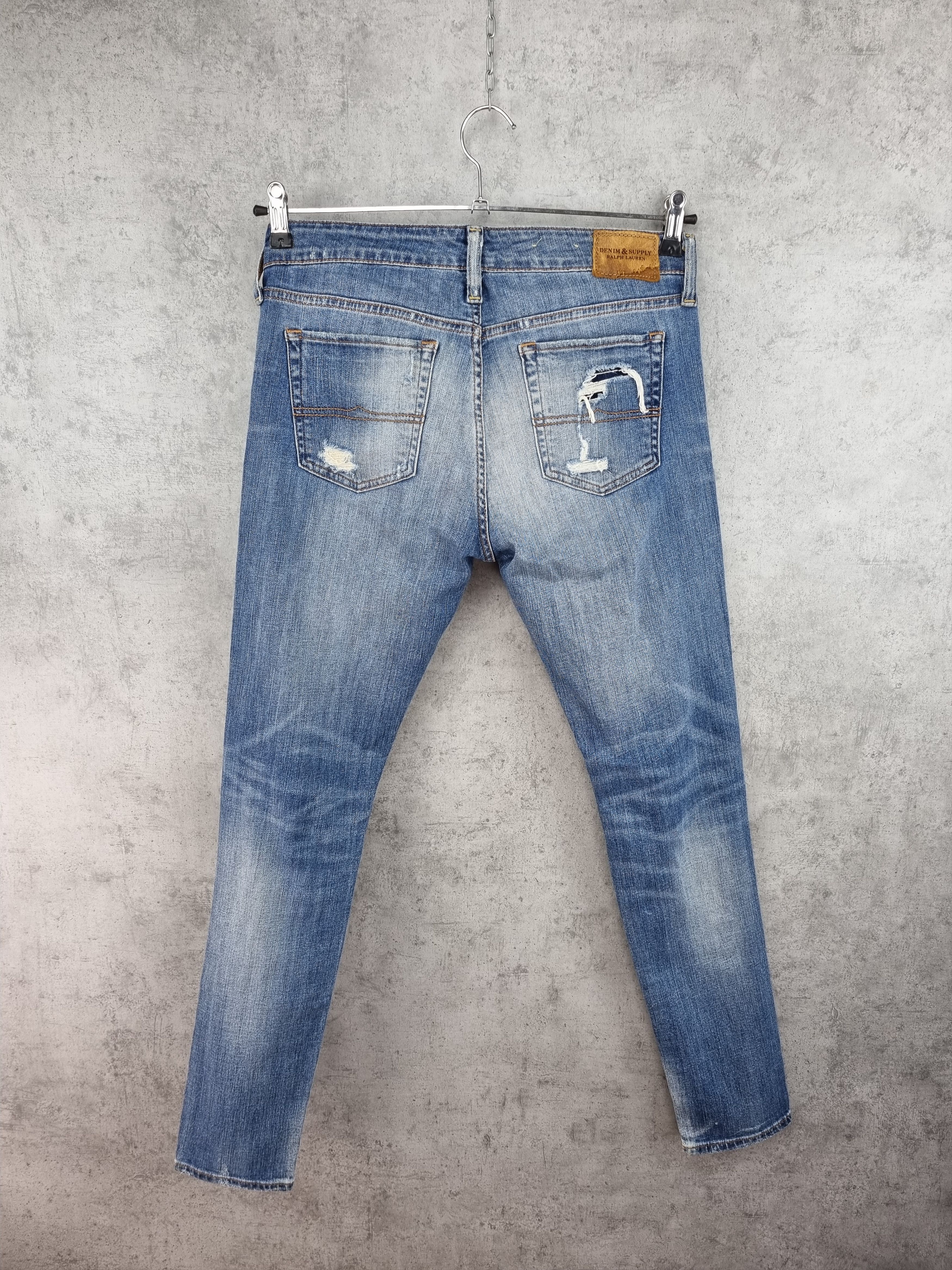 Denim & Supply Ralph Lauren × Polo Ralph Lauren Rare Ripped Skinny Denim Jeans by Ralph Lauren Size US 30 / EU 46 - 2 Thumbnail