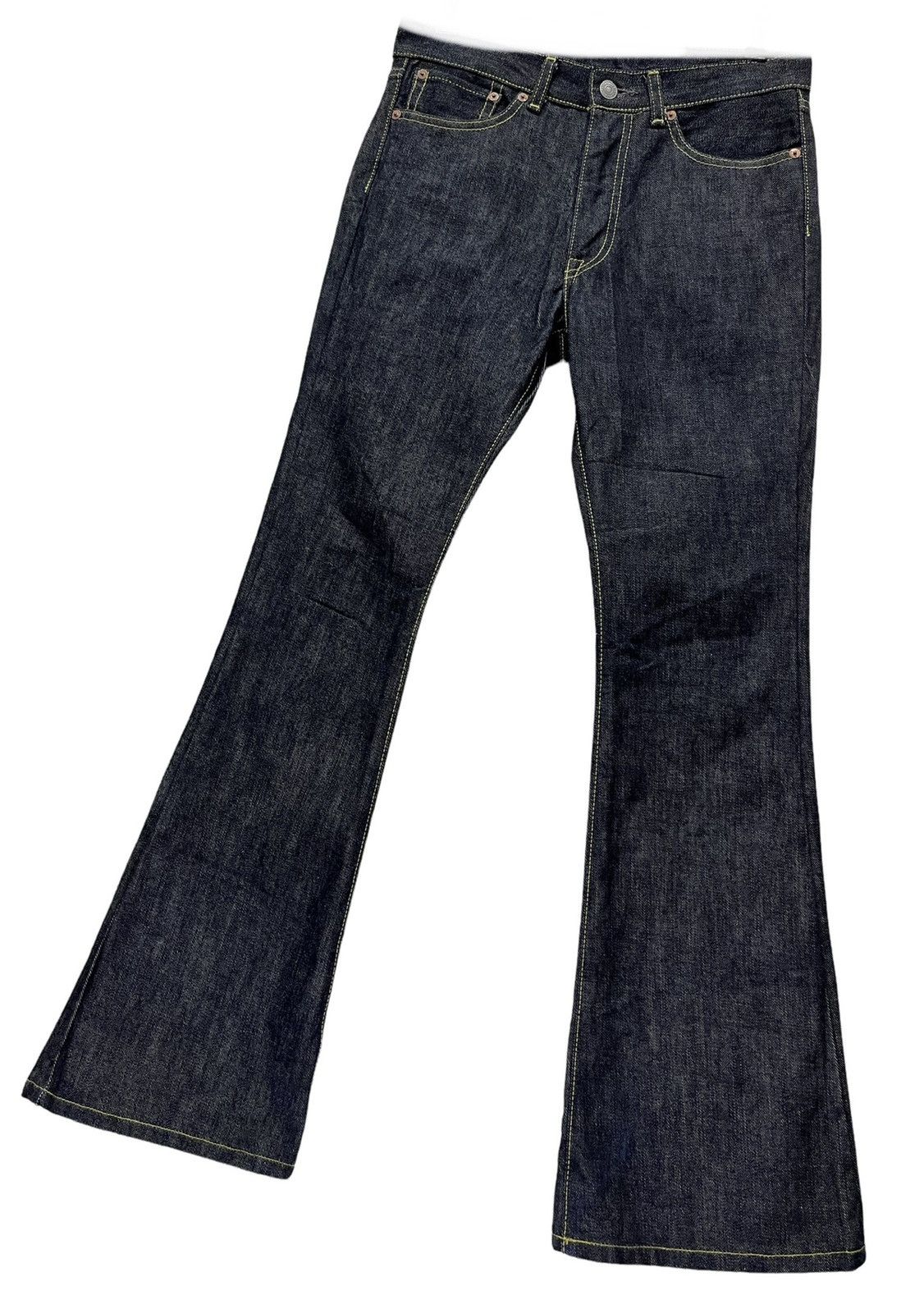 Japanese Brand 🔥RARE🔥TJ-3 Snake Skin Pocket Perfect Flare Tokyo Denim Size 27" / US 4 / IT 40 - 6 Thumbnail