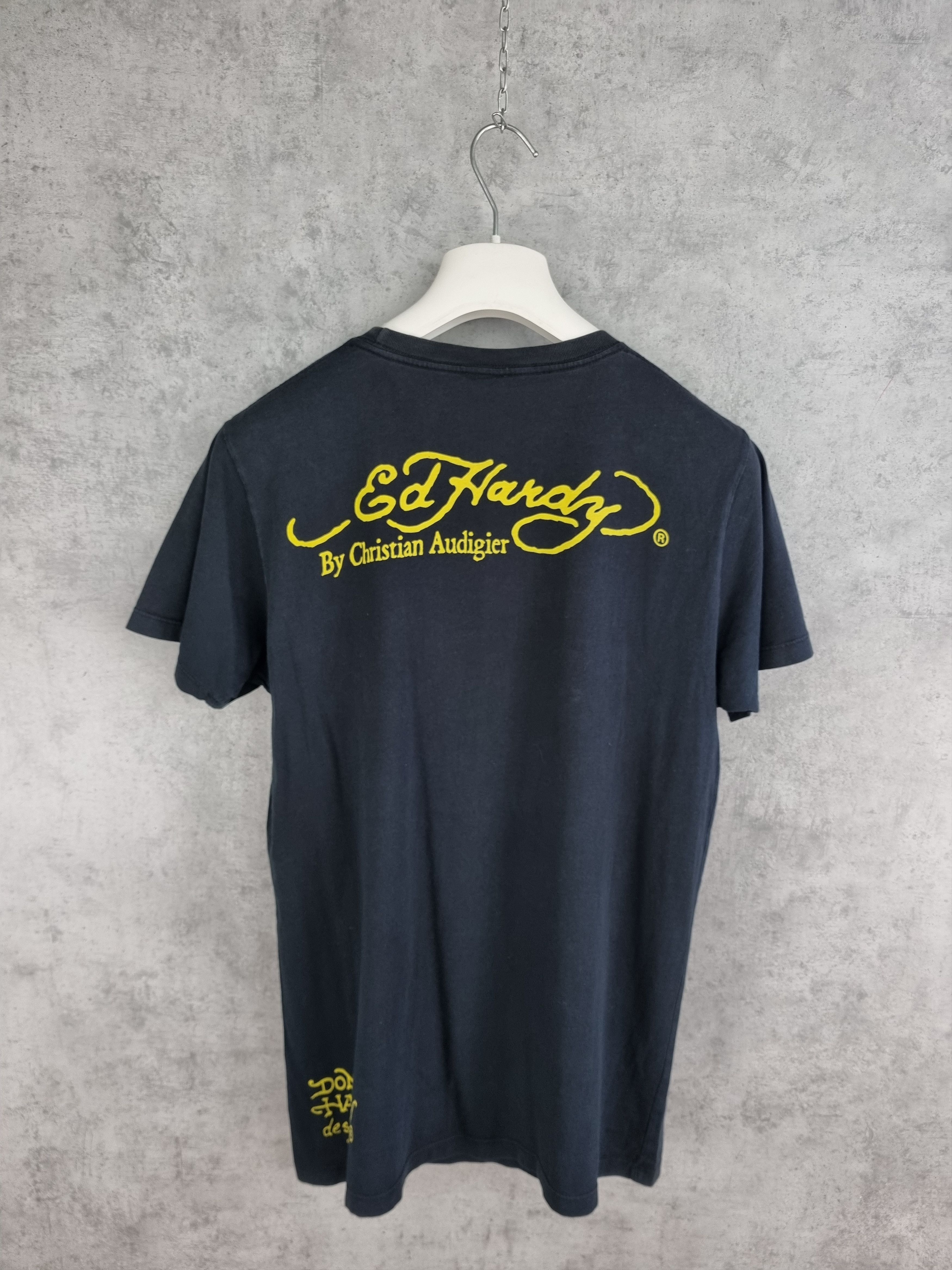 Christian Audigier × Ed Hardy 90s Rare Ed Hardy Buddhism Tiger Nepal Theme Size US M / EU 48-50 / 2 - 2 Thumbnail