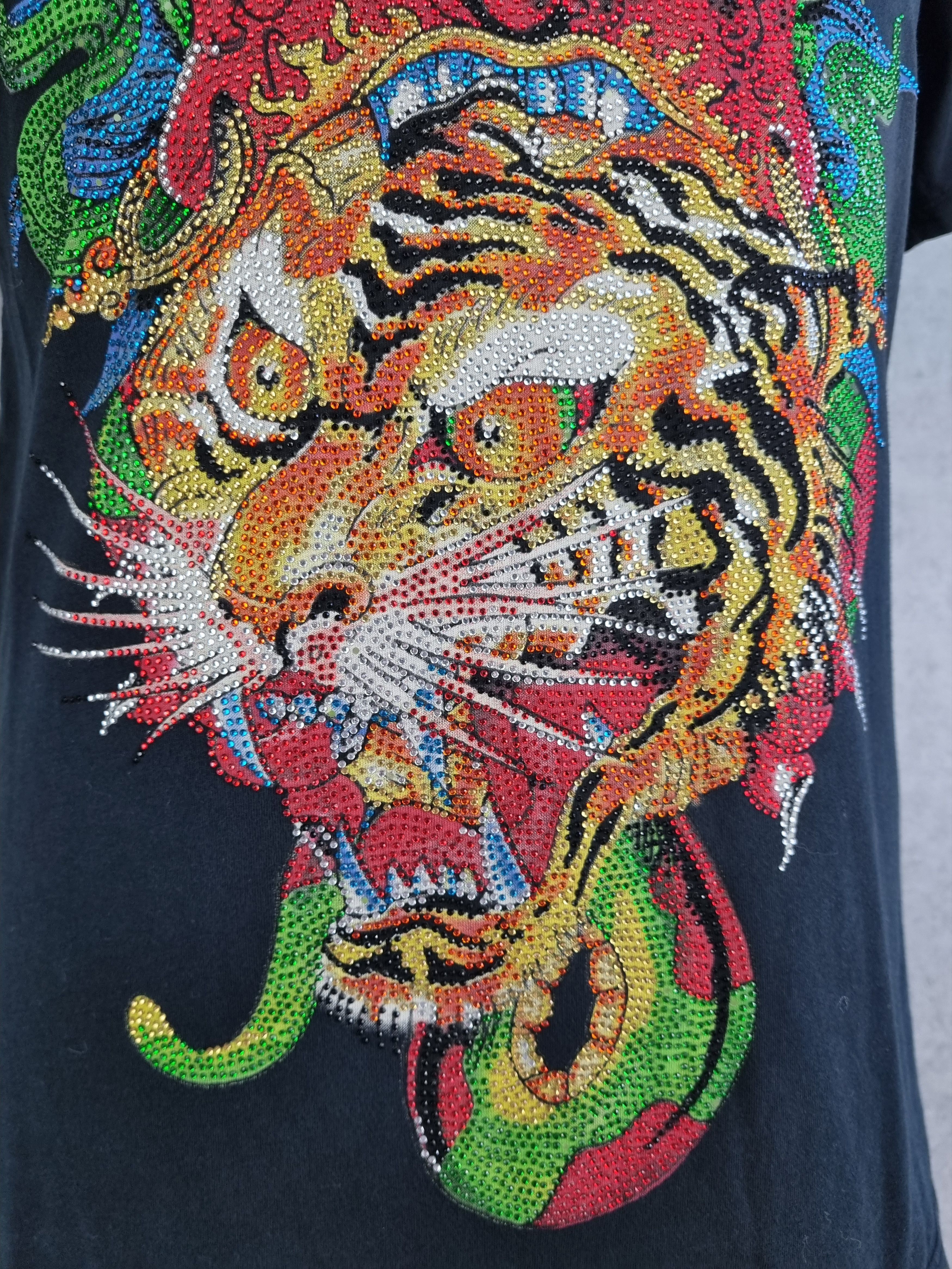 Christian Audigier × Ed Hardy 90s Rare Ed Hardy Buddhism Tiger Nepal Theme Size US M / EU 48-50 / 2 - 10 Thumbnail