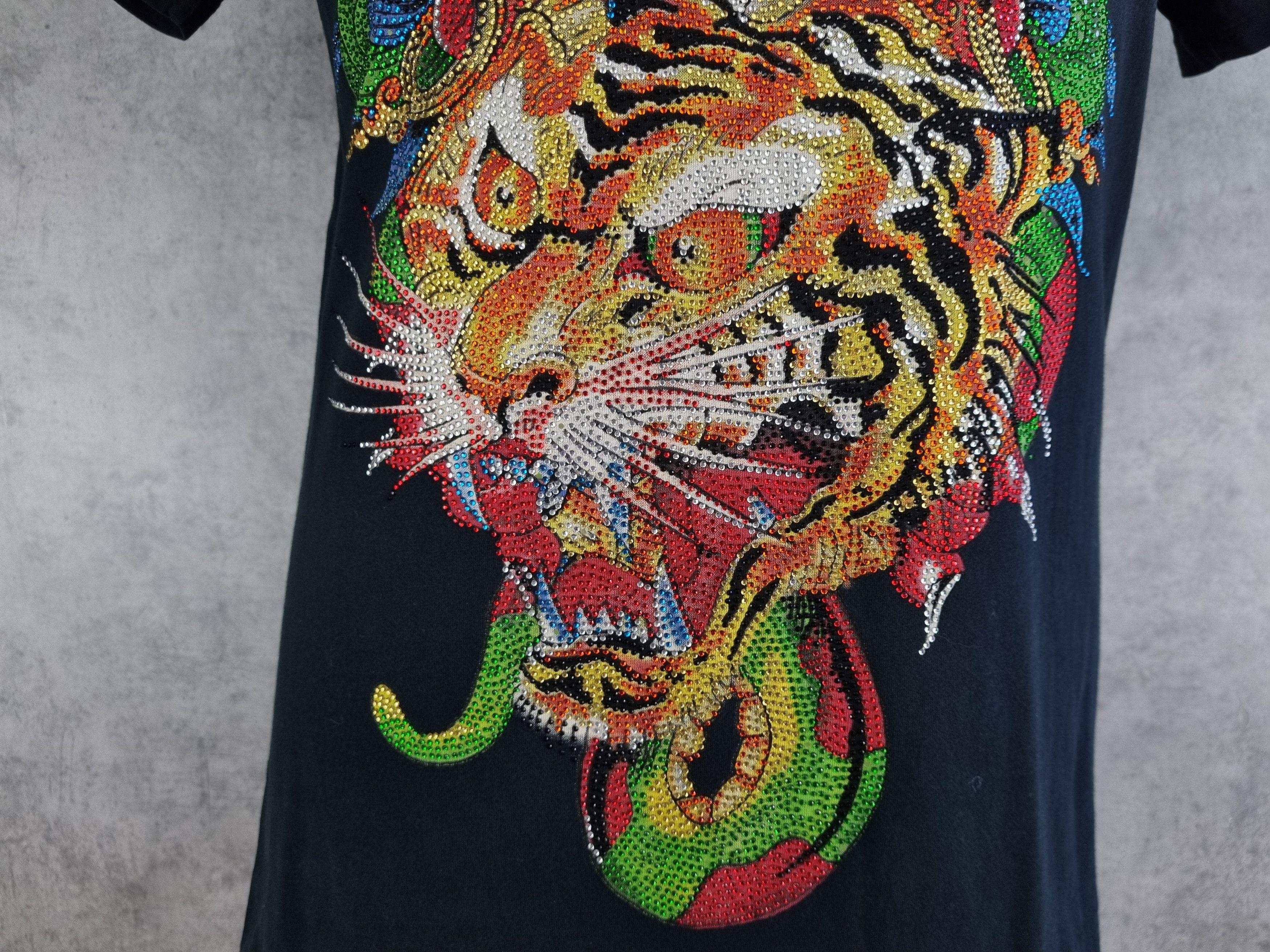 Christian Audigier × Ed Hardy 90s Rare Ed Hardy Buddhism Tiger Nepal Theme Size US M / EU 48-50 / 2 - 11 Thumbnail
