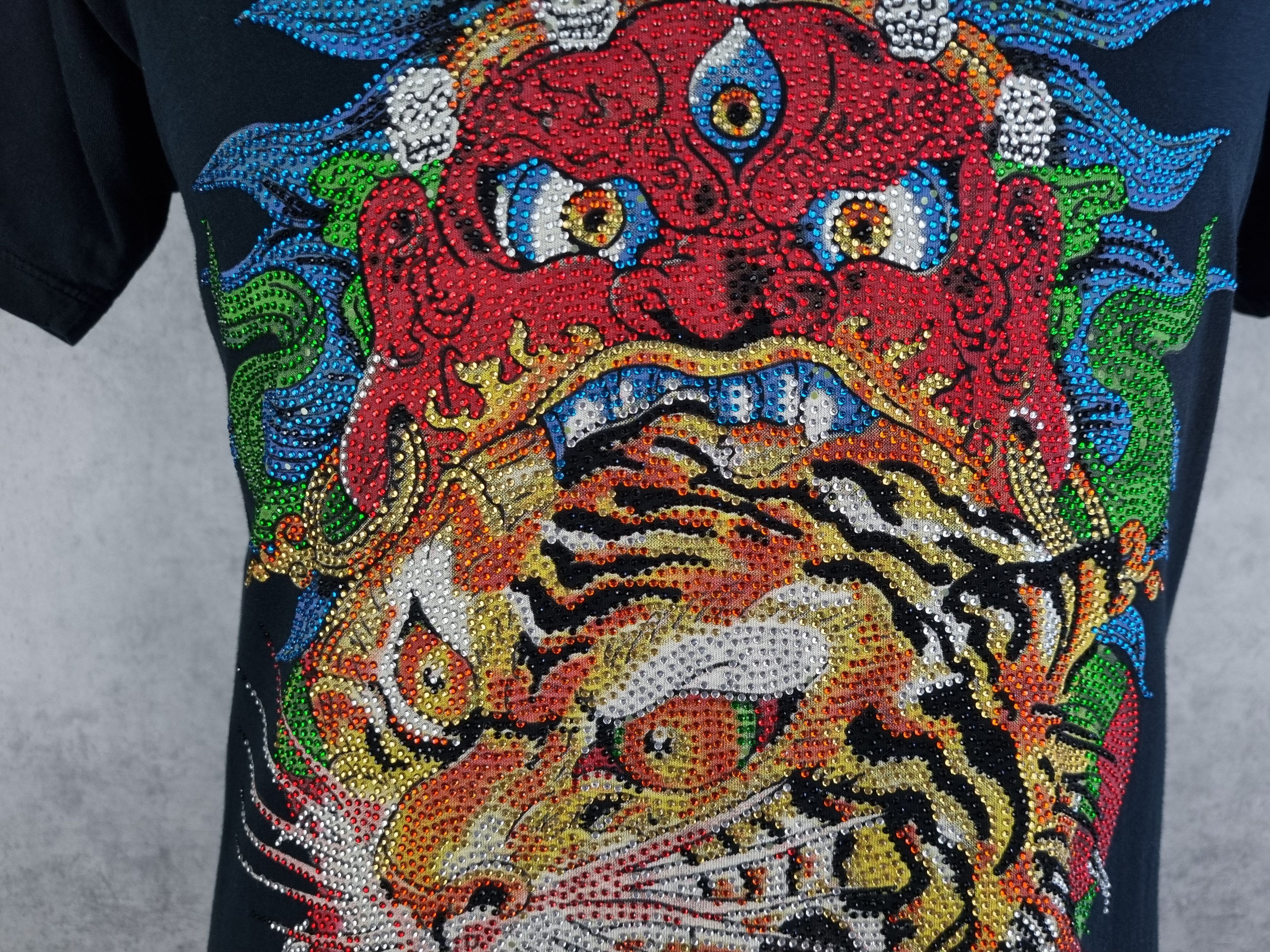 Christian Audigier × Ed Hardy 90s Rare Ed Hardy Buddhism Tiger Nepal Theme Size US M / EU 48-50 / 2 - 12 Thumbnail