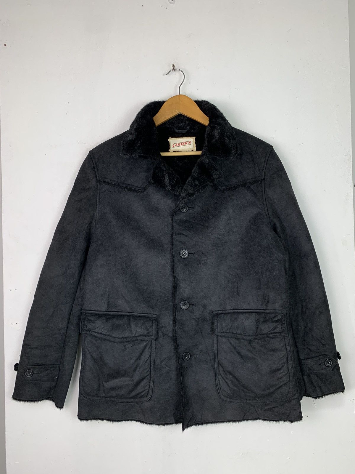 Japanese Brand × Vintage Vintage Shearling Fur Jacket Size US L / EU 52-54 / 3 - 1 Thumbnail