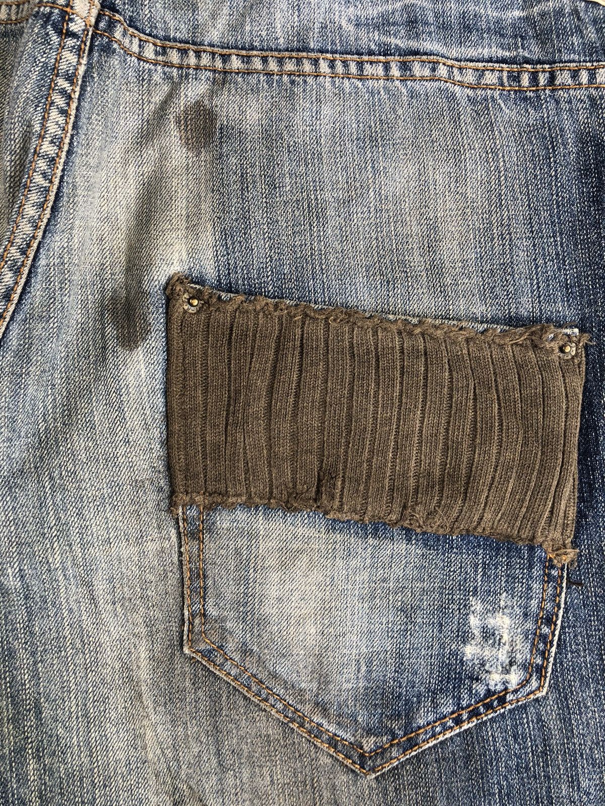 PPFM PPFM Distressed Jeans Size US 33 - 15 Thumbnail