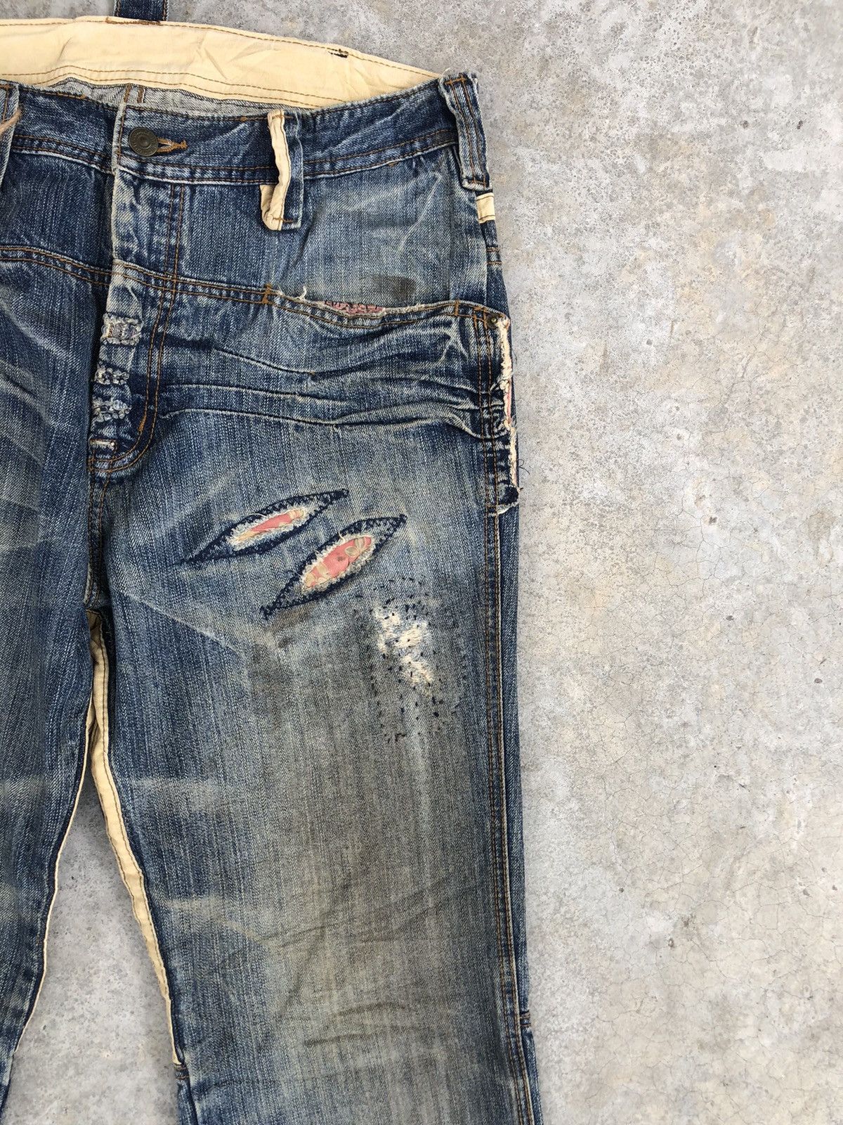 PPFM PPFM Distressed Jeans Size US 33 - 5 Thumbnail