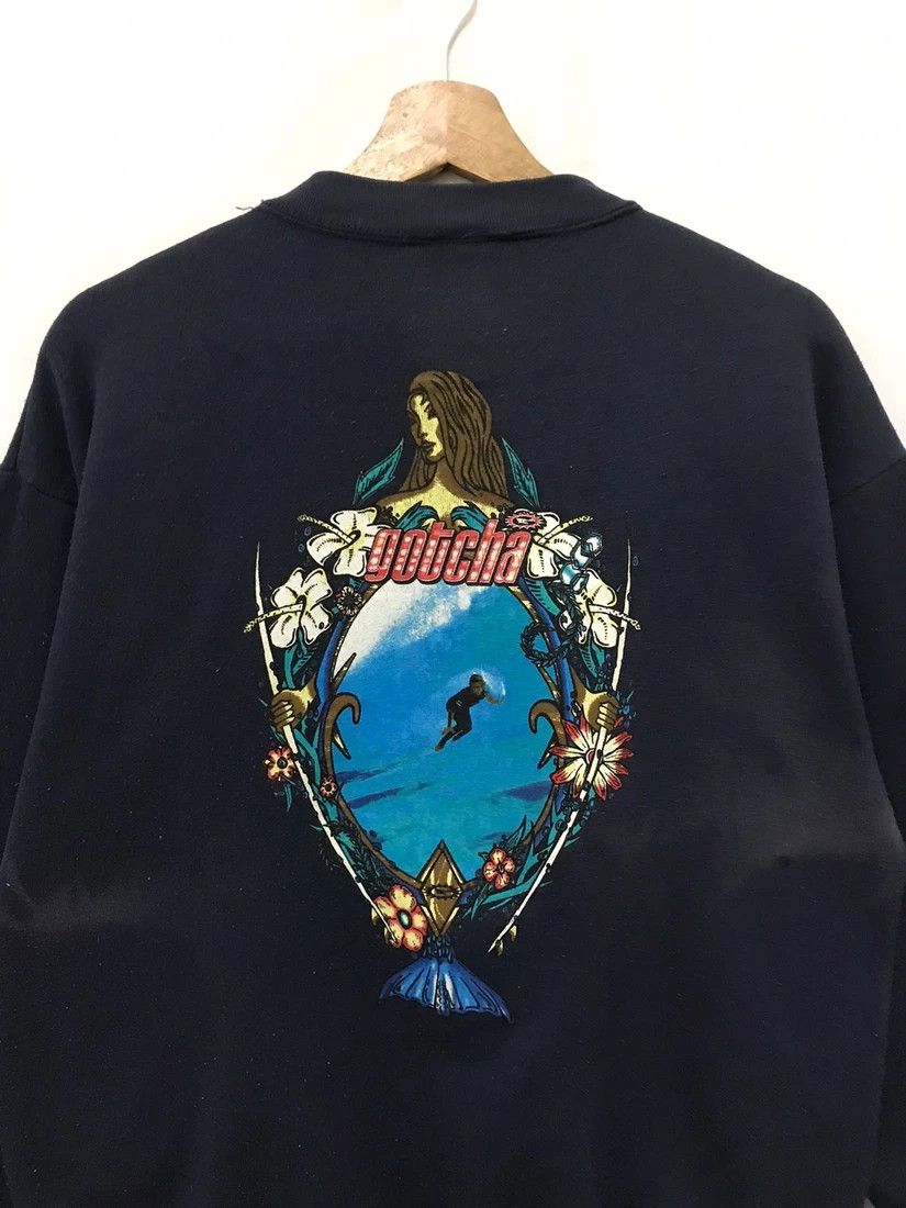 Gotcha × Japanese Brand Vintage Gotcha Sweatshirt Big Print Size US M / EU 48-50 / 2 - 3 Thumbnail