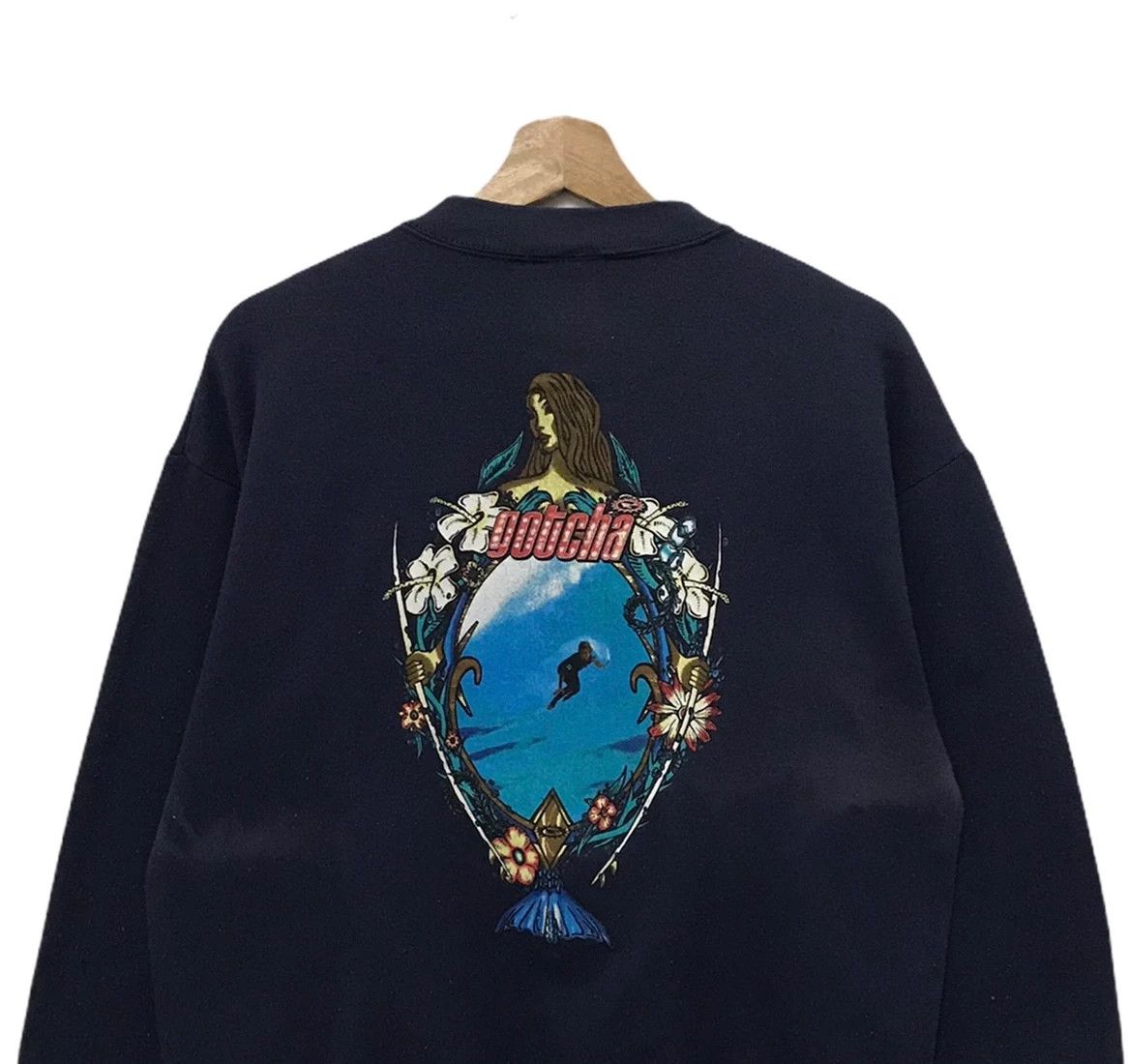 Gotcha × Japanese Brand Vintage Gotcha Sweatshirt Big Print Size US M / EU 48-50 / 2 - 2 Thumbnail