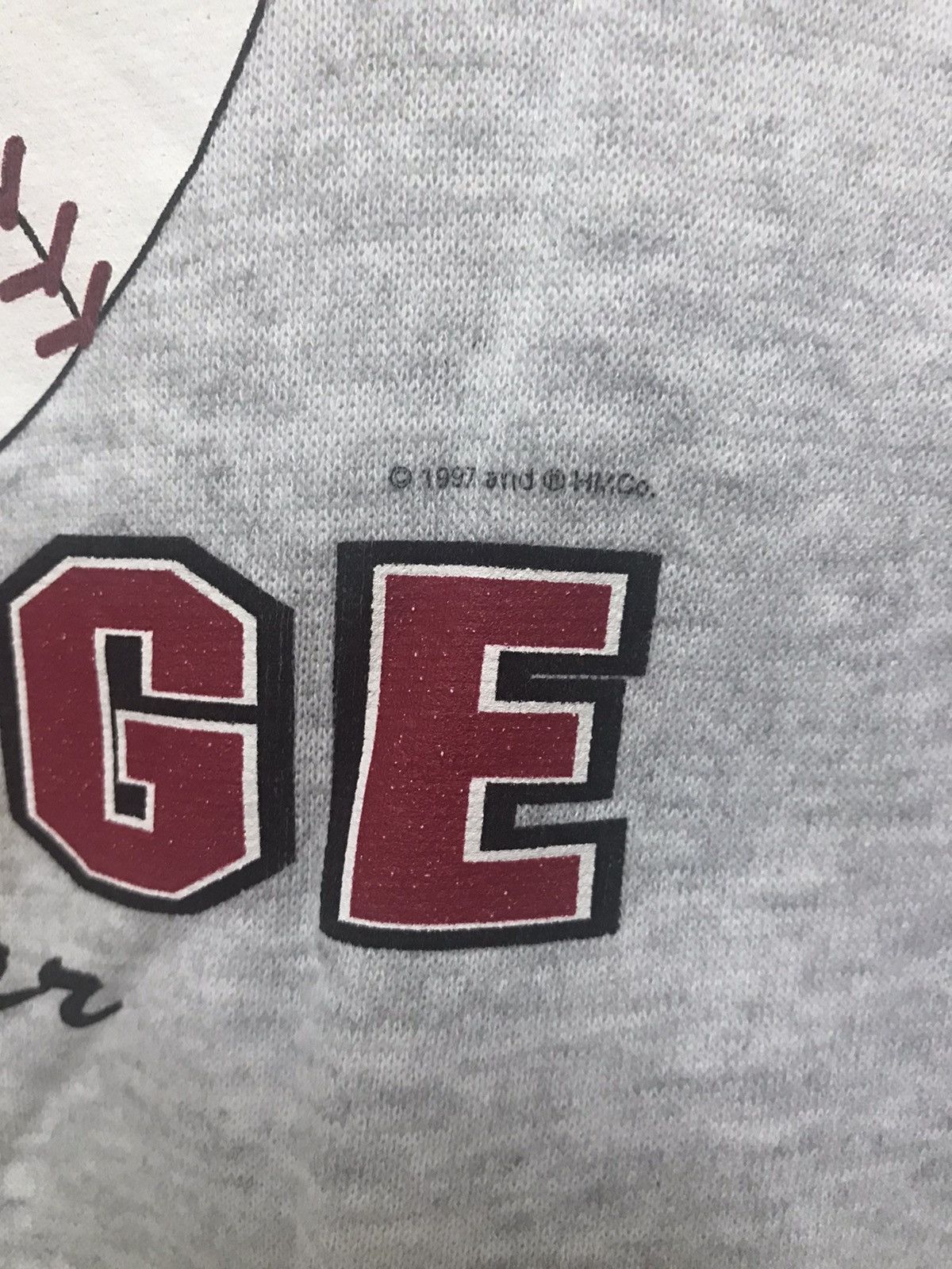 Japanese Brand × Vintage Vintage Curious George Monkey Baseball Sweatshirt Size US M / EU 48-50 / 2 - 5 Thumbnail