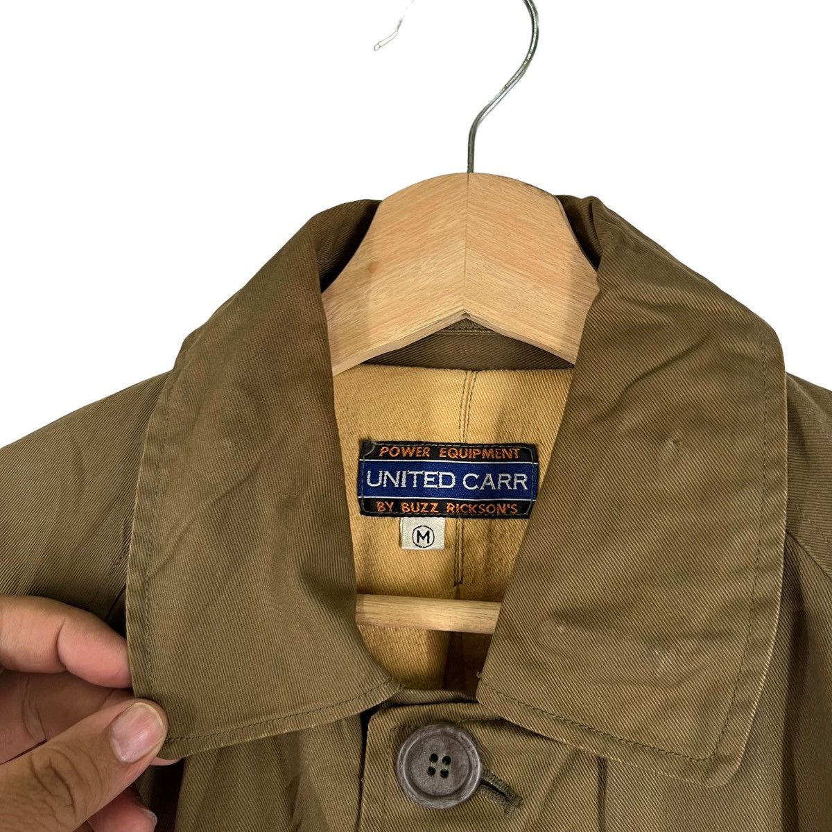 Buzz Rickson's VINTAGE HIKORY CHORE JACKET UNITED CARR BUZZ RICKSONS USA Size US M / EU 48-50 / 2 - 8 Thumbnail