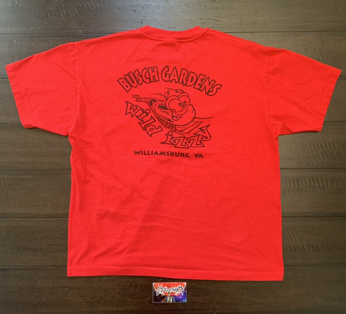 Vintage Vintage 1996 Busch Gardens Amusement Park Boxy Tee Size US XL / EU 56 / 4 - 1 Thumbnail