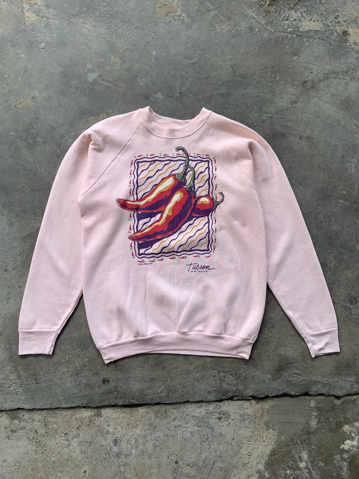 Fruit Of The Loom Vintage 88 Tucson Arizona Signature Sweatshirt Size US XL / EU 56 / 4 - 1 Thumbnail