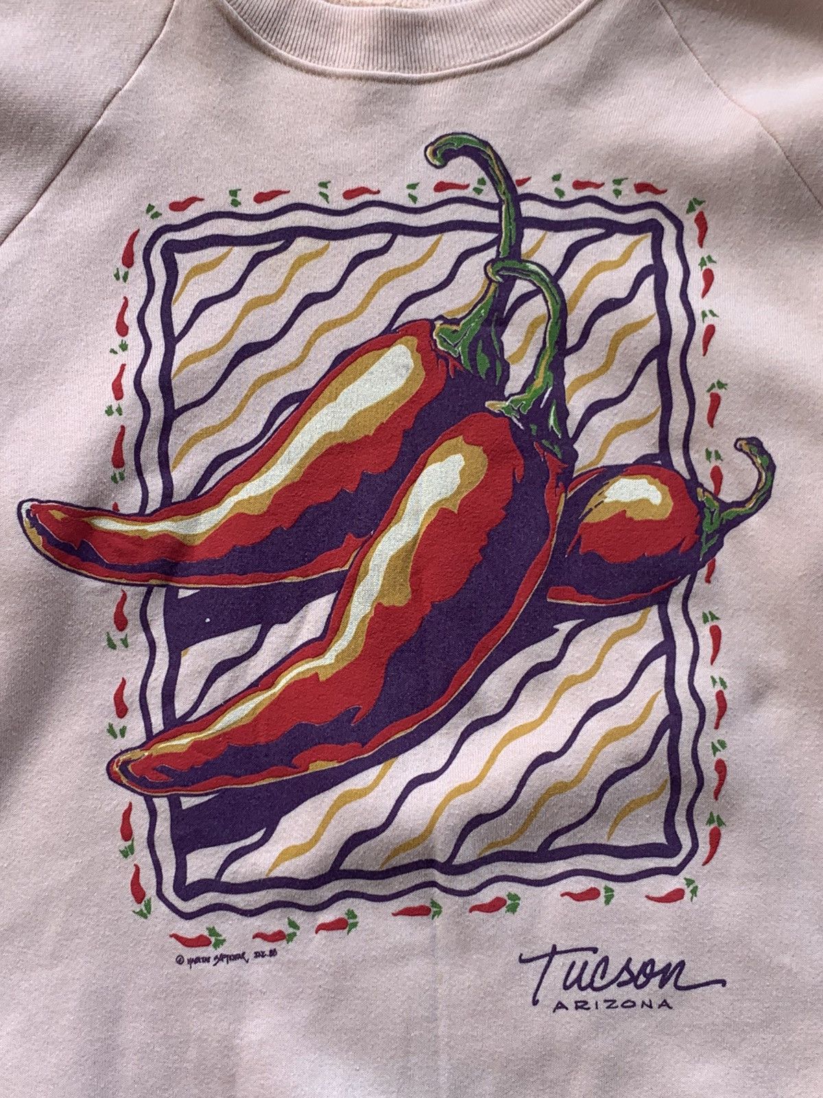 Fruit Of The Loom Vintage 88 Tucson Arizona Signature Sweatshirt Size US XL / EU 56 / 4 - 3 Thumbnail