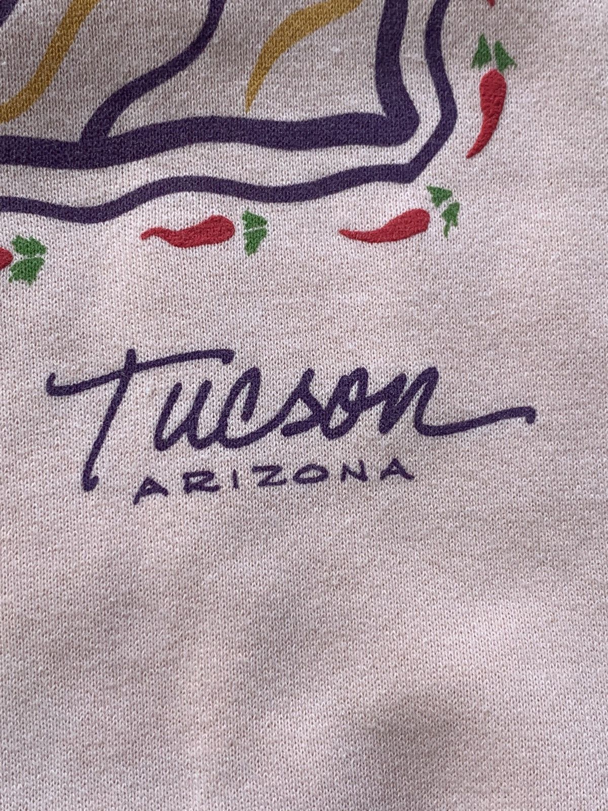 Fruit Of The Loom Vintage 88 Tucson Arizona Signature Sweatshirt Size US XL / EU 56 / 4 - 4 Thumbnail