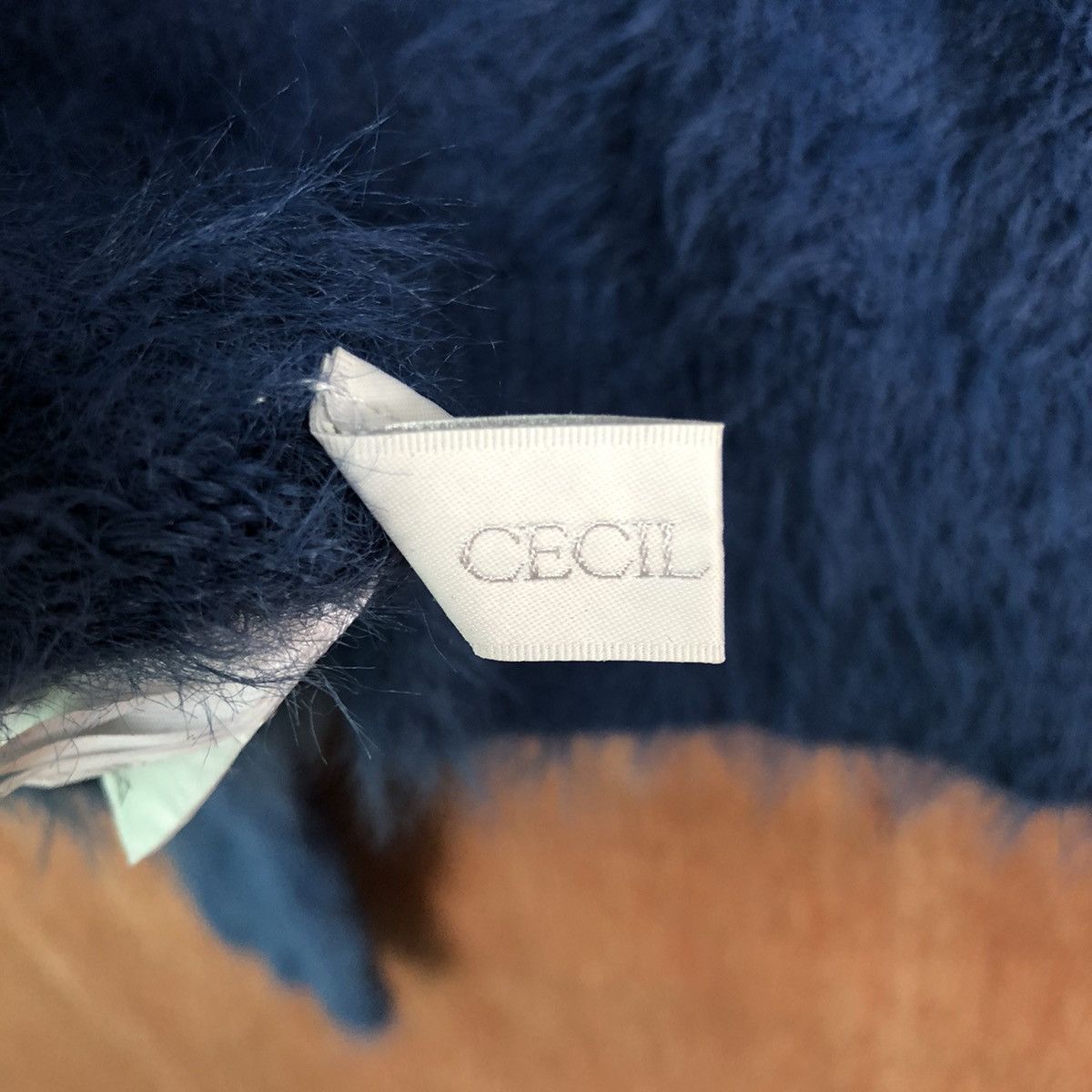 Homespun Knitwear Cecil Mc Bee Blue MOhair Knitwear Size US M / EU 48-50 / 2 - 11 Thumbnail