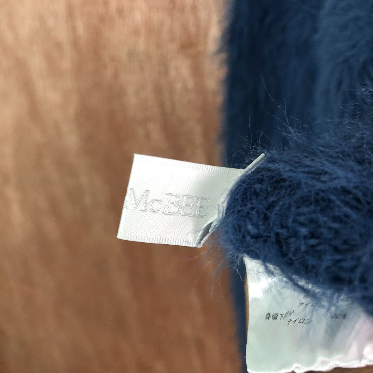 Homespun Knitwear Cecil Mc Bee Blue MOhair Knitwear Size US M / EU 48-50 / 2 - 12 Thumbnail
