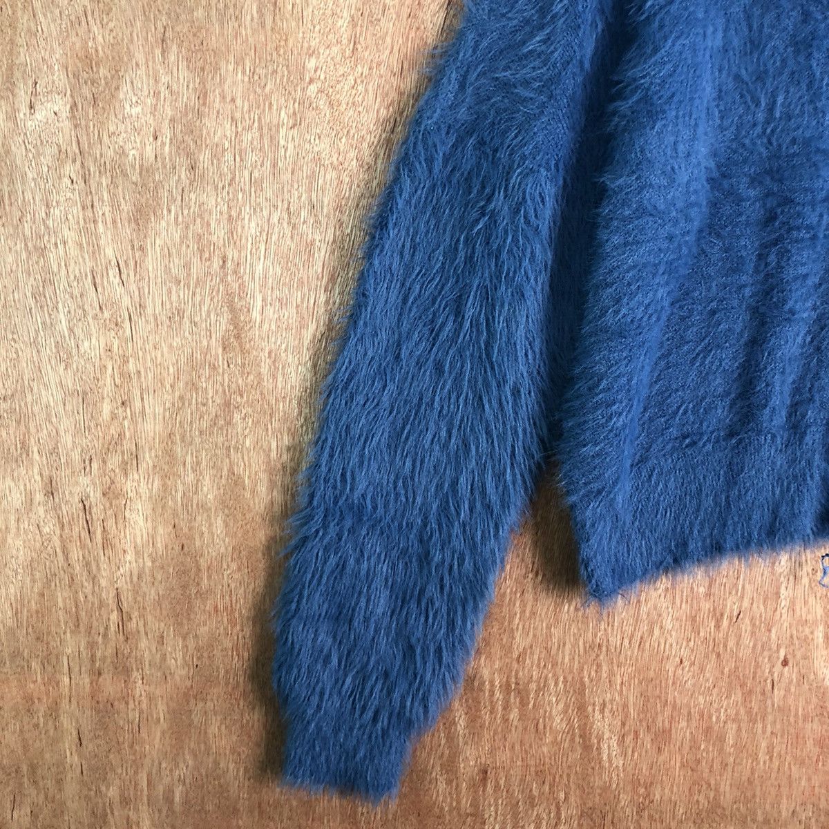 Homespun Knitwear Cecil Mc Bee Blue MOhair Knitwear Size US M / EU 48-50 / 2 - 7 Thumbnail