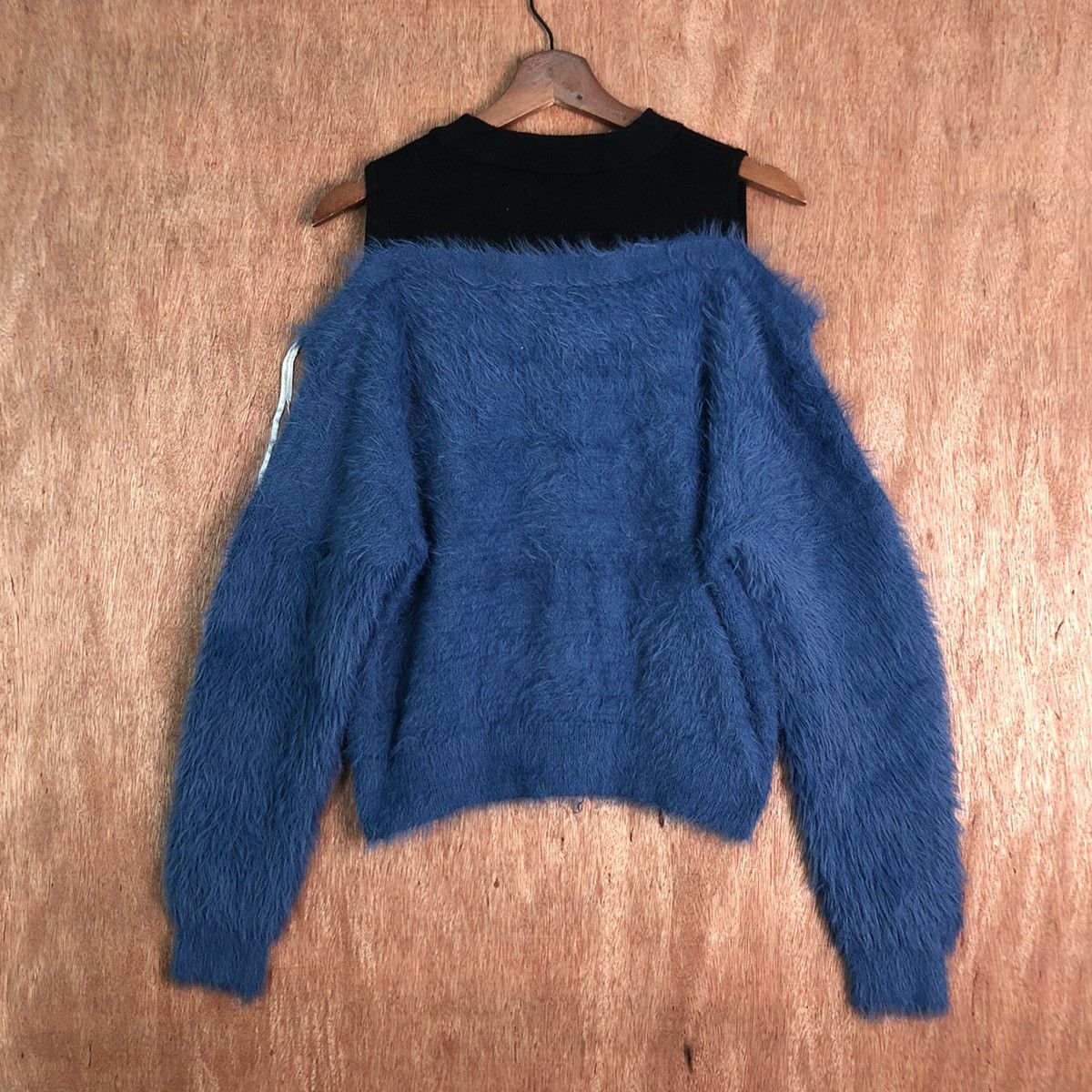 Homespun Knitwear Cecil Mc Bee Blue MOhair Knitwear Size US M / EU 48-50 / 2 - 9 Thumbnail
