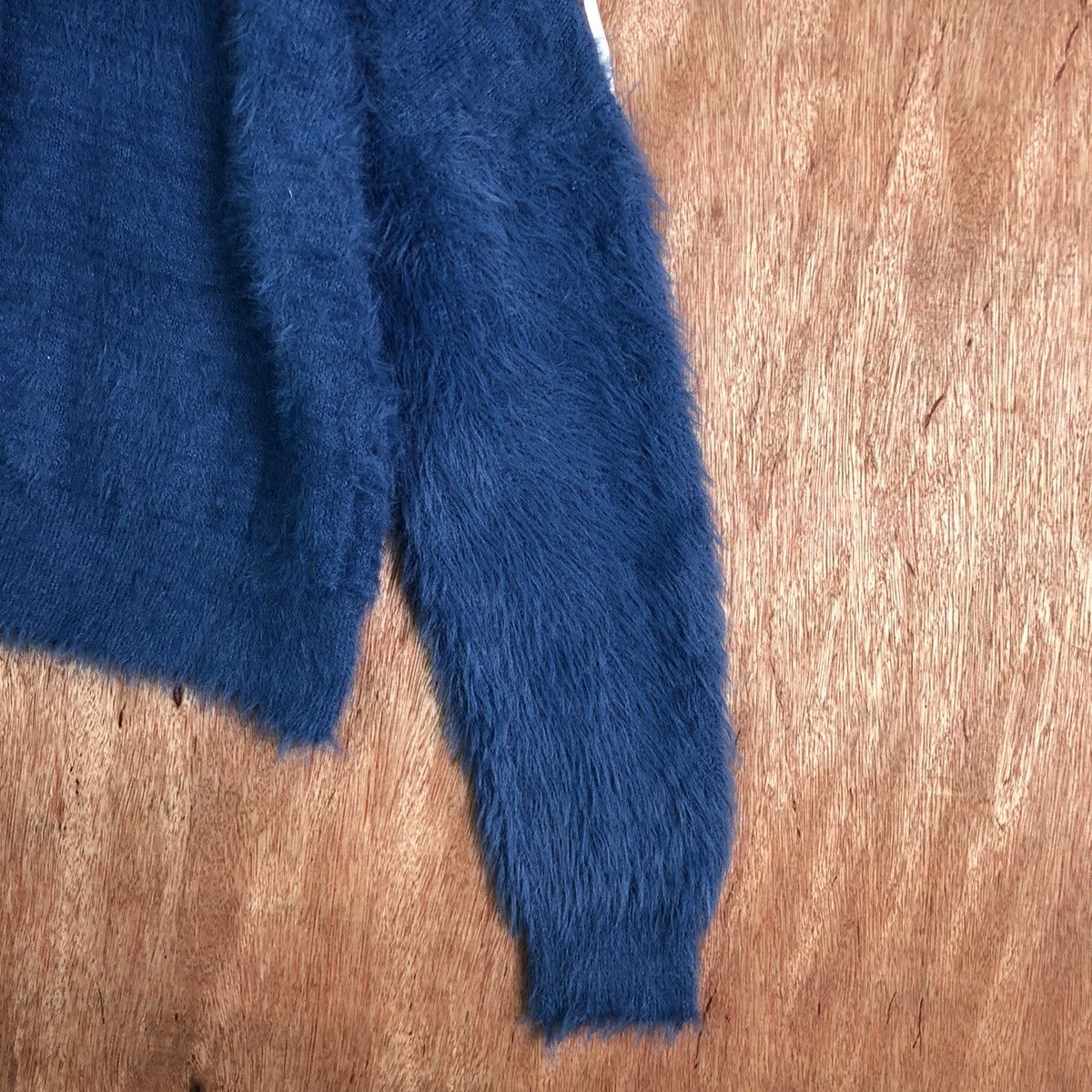 Homespun Knitwear Cecil Mc Bee Blue MOhair Knitwear Size US M / EU 48-50 / 2 - 5 Thumbnail