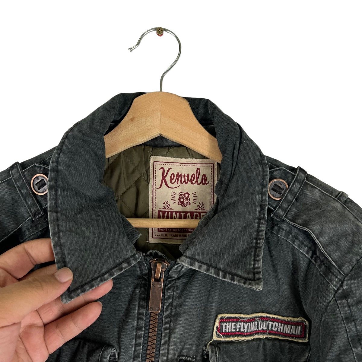 Japanese Brand VINTAGE KENUELA BOMBER JACKET CAFE RACER DESIGN Size US M / EU 48-50 / 2 - 8 Thumbnail