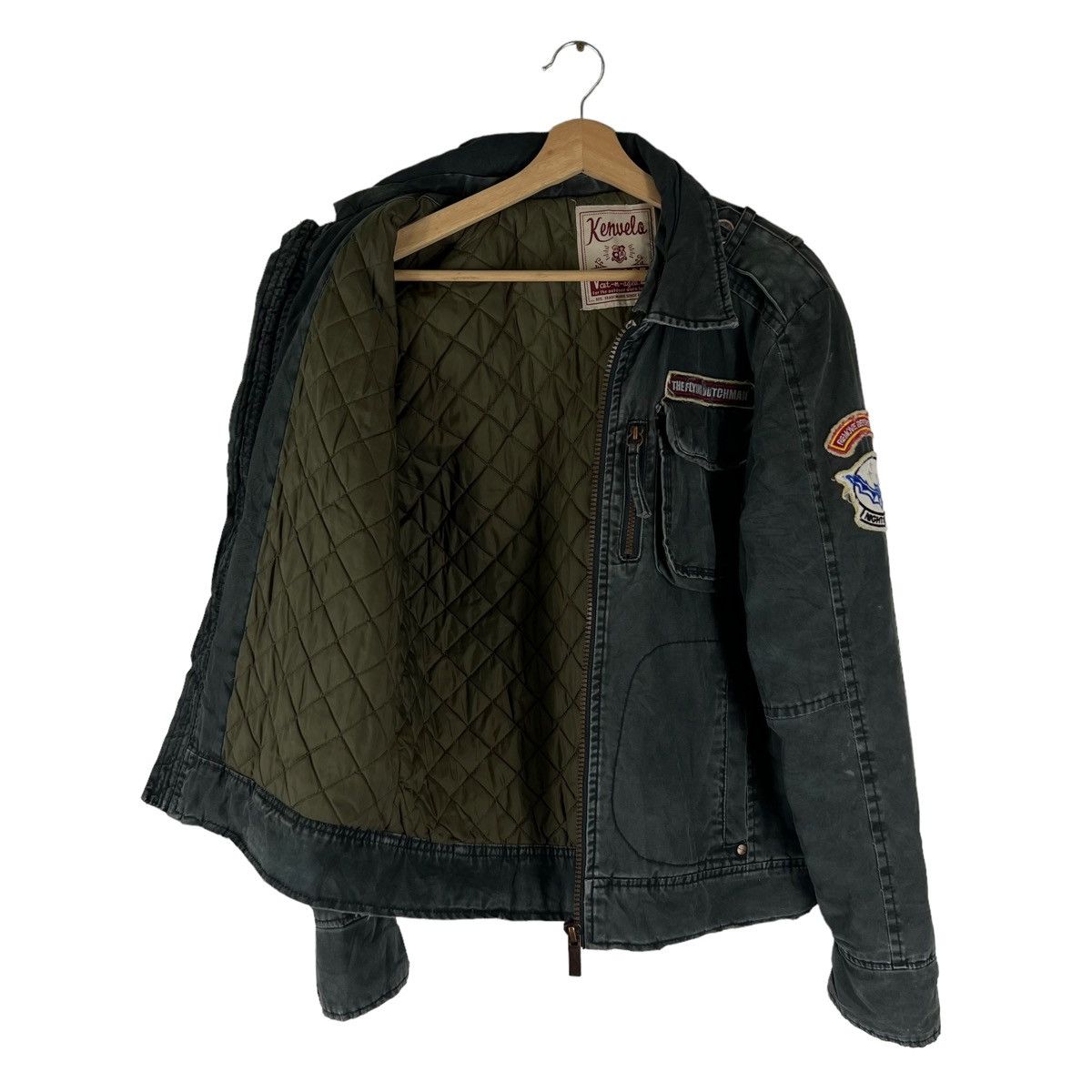 Japanese Brand VINTAGE KENUELA BOMBER JACKET CAFE RACER DESIGN Size US M / EU 48-50 / 2 - 10 Thumbnail