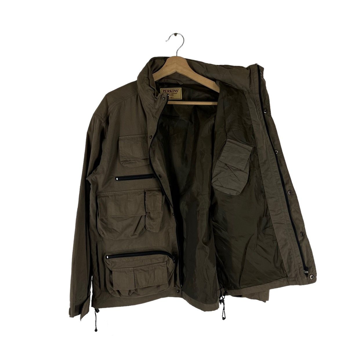Japanese Brand VINTAGE CHORE CARGO JACKET PERKINS INSPIRED ISSEY MIYAKE Size US M / EU 48-50 / 2 - 9 Thumbnail